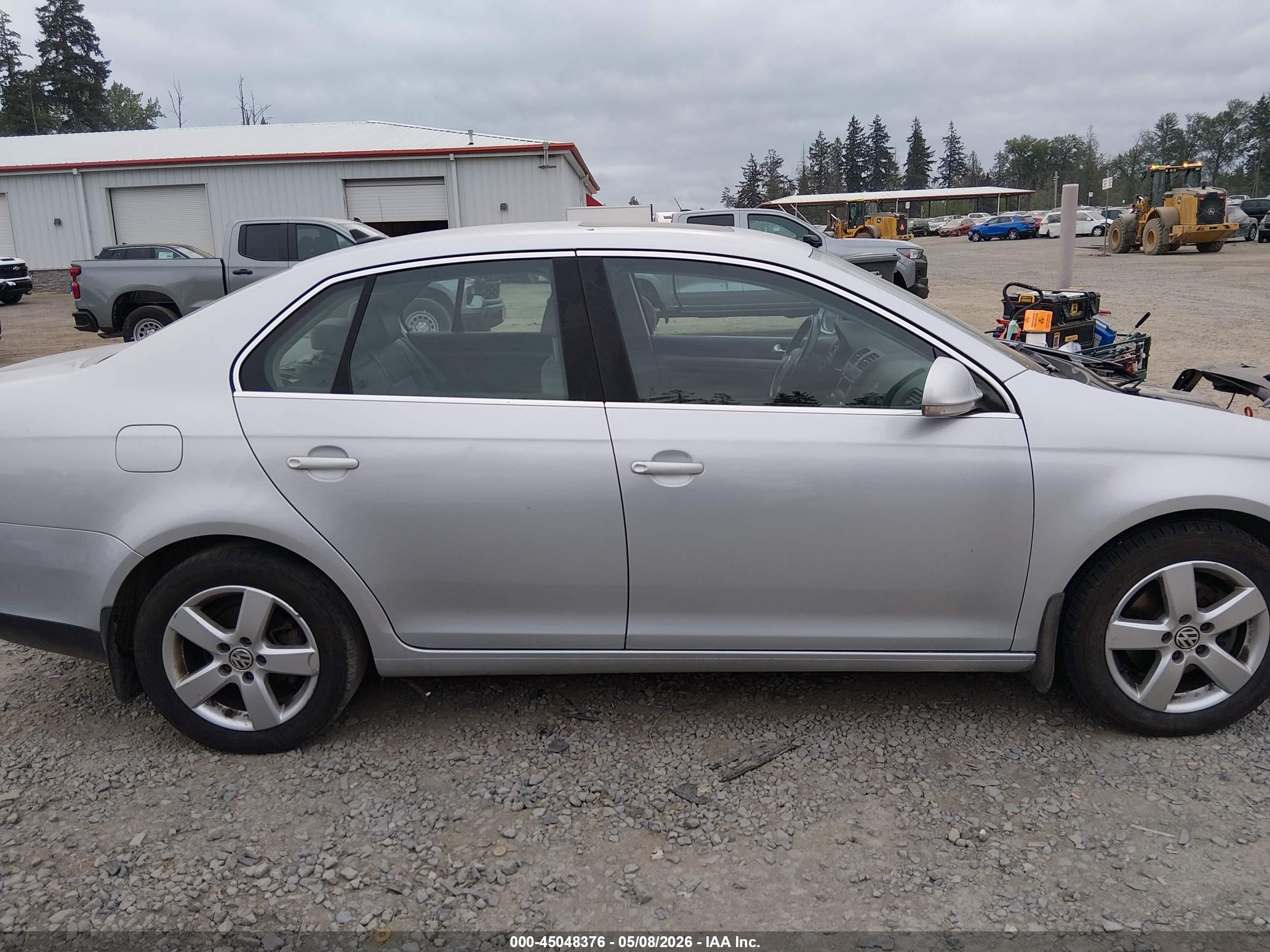 2008 Volkswagen Jetta Se/sel Silver vin: 3VWRM71K08M070124