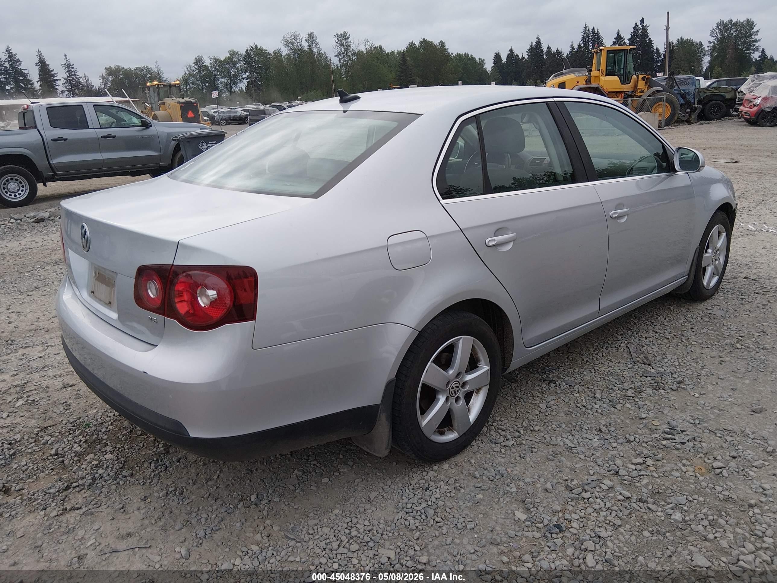 2008 Volkswagen Jetta Se/sel Silver vin: 3VWRM71K08M070124