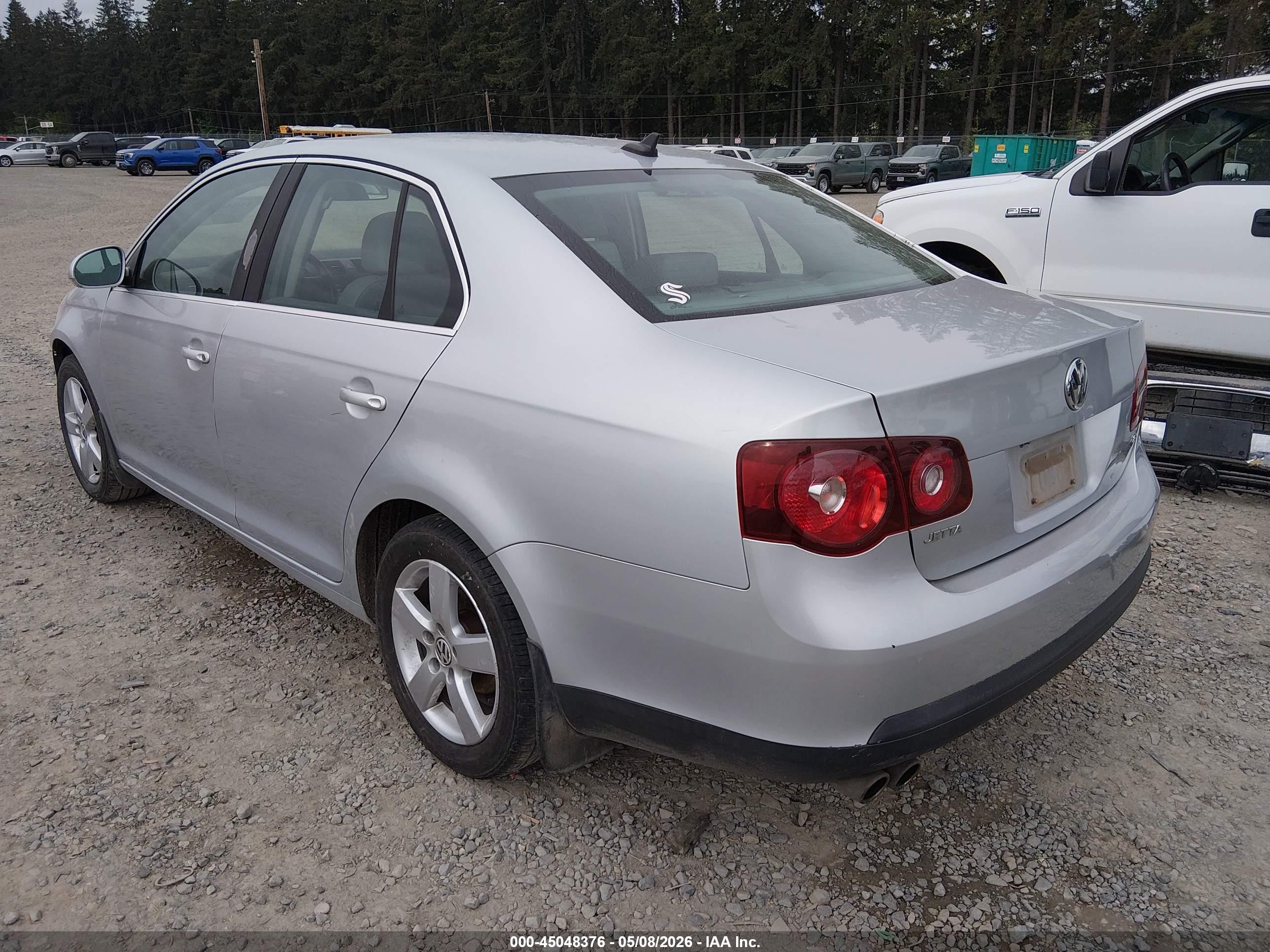2008 Volkswagen Jetta Se/sel Silver vin: 3VWRM71K08M070124