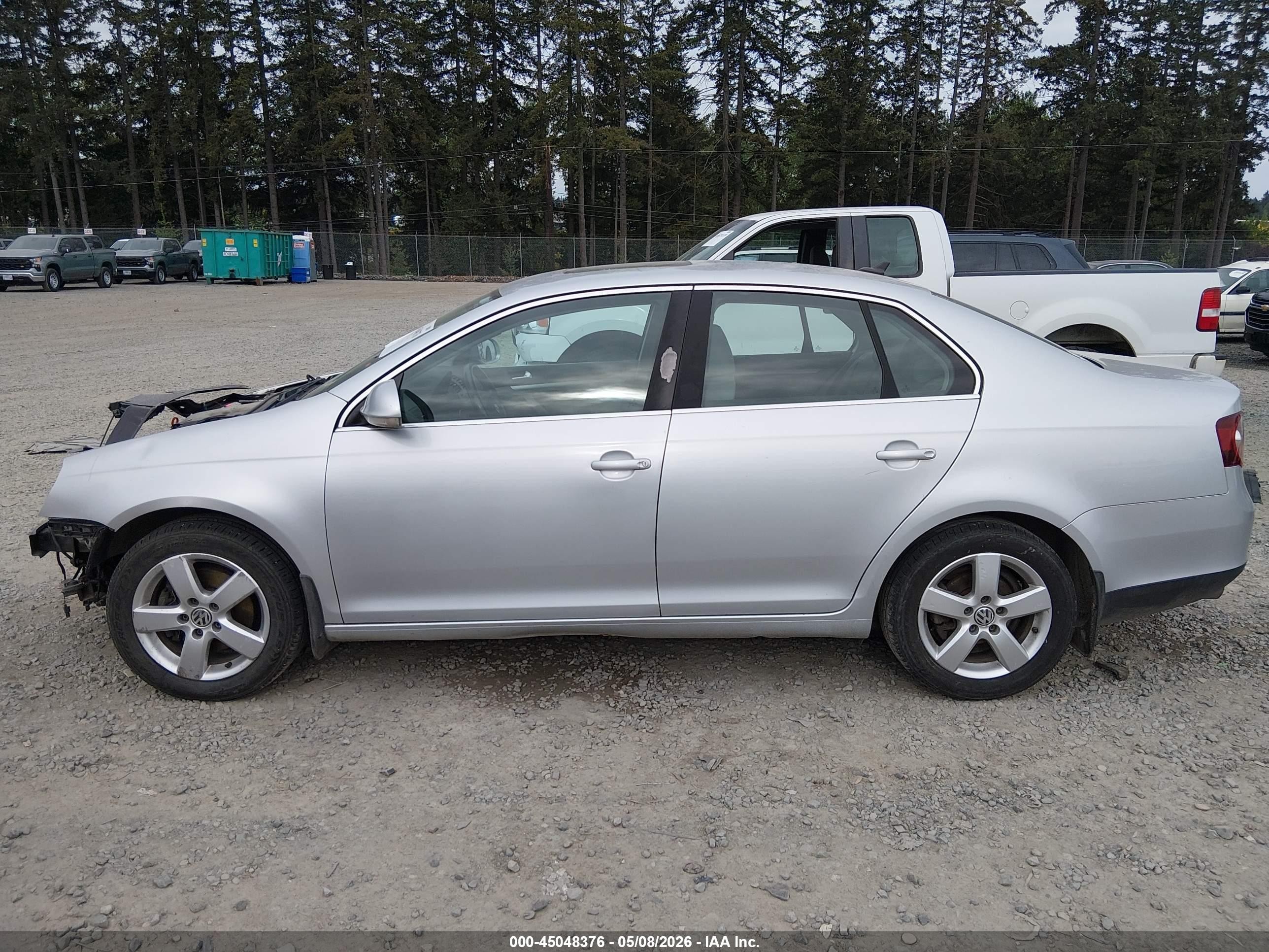 2008 Volkswagen Jetta Se/sel Silver vin: 3VWRM71K08M070124