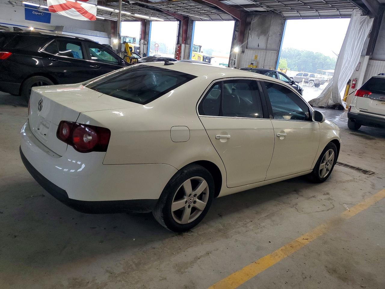 2008 Volkswagen Jetta Se White vin: 3VWRM71K08M107169