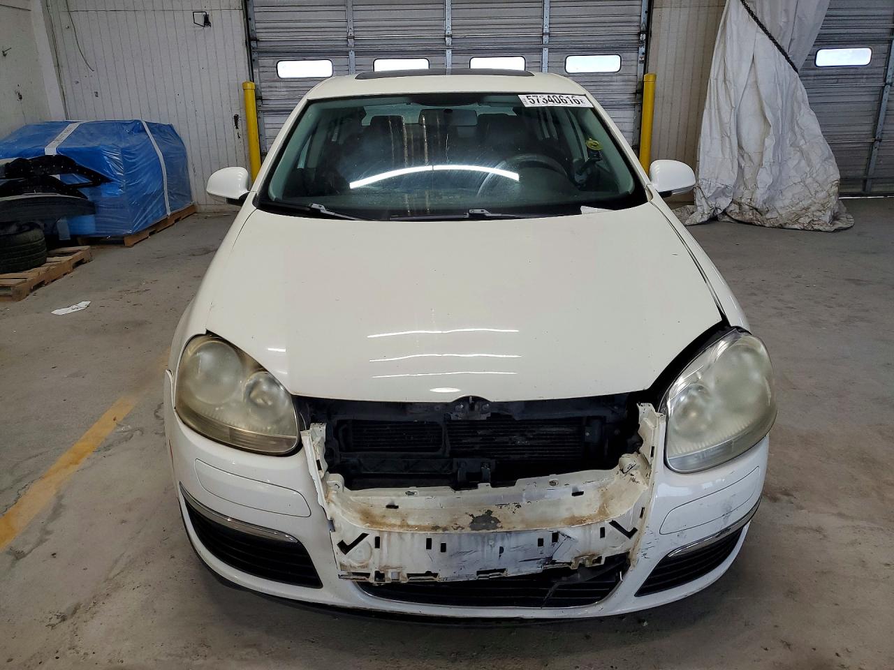 2008 Volkswagen Jetta Se White vin: 3VWRM71K08M107169
