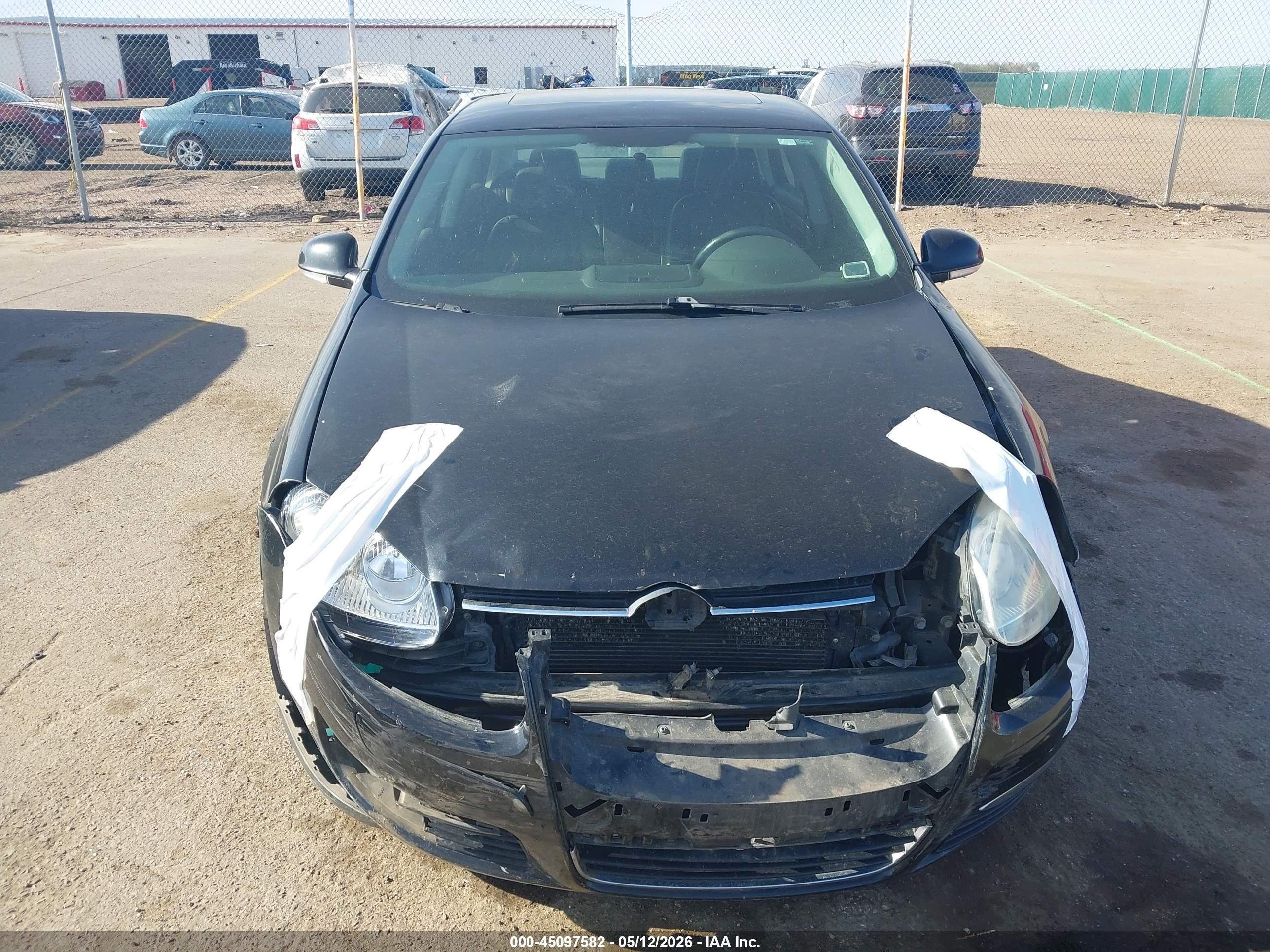 2008 Volkswagen Jetta Se/sel Black vin: 3VWRM71K08M114381