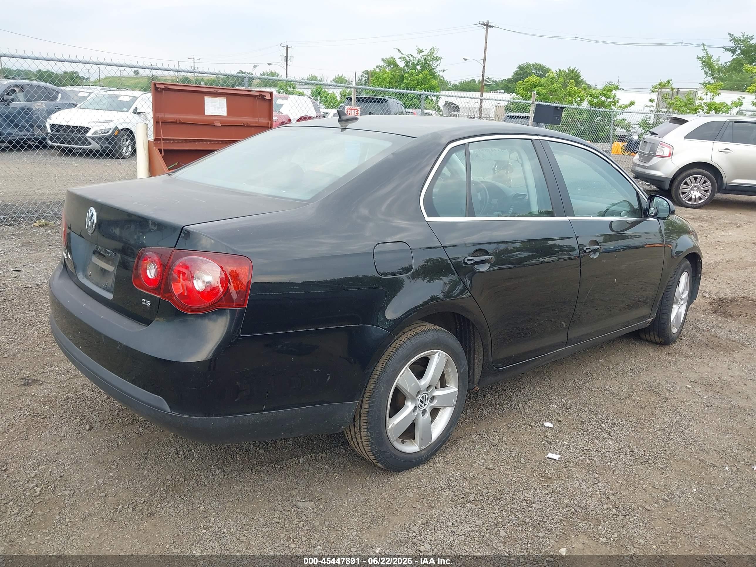2009 Volkswagen Jetta Se Black vin: 3VWRM71K09M025170