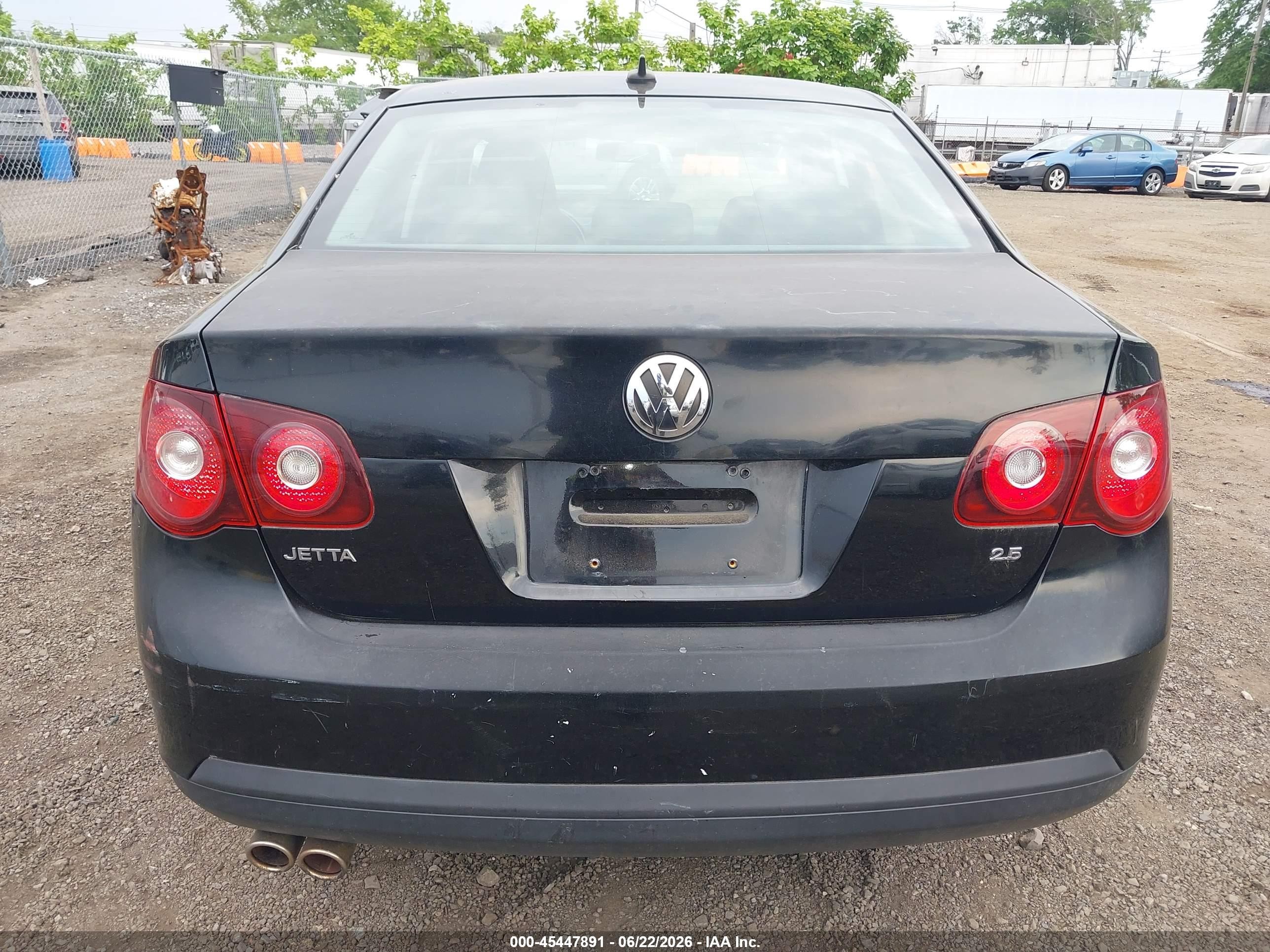 2009 Volkswagen Jetta Se Black vin: 3VWRM71K09M025170