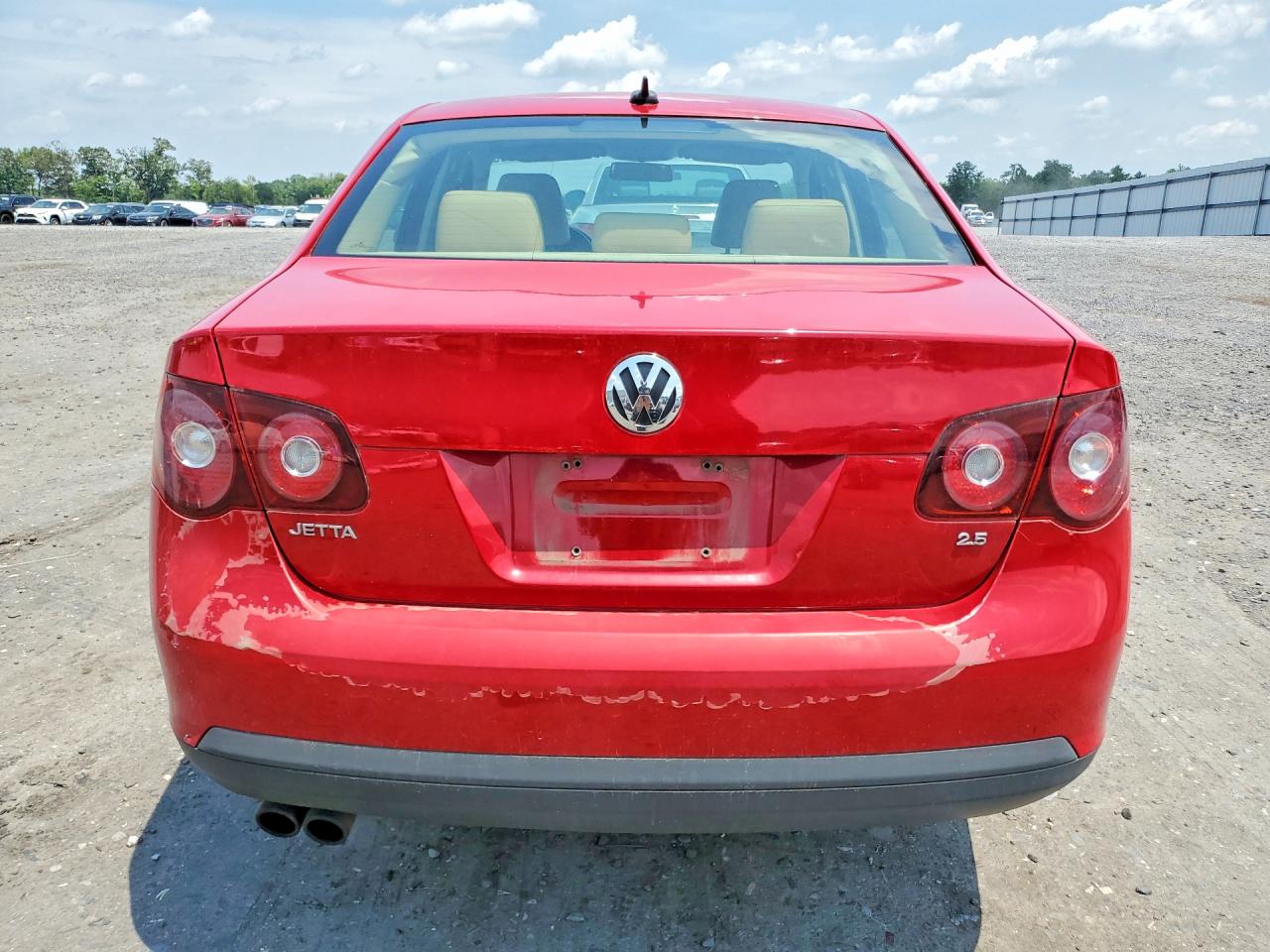 2009 Volkswagen Jetta Se Red vin: 3VWRM71K09M061618