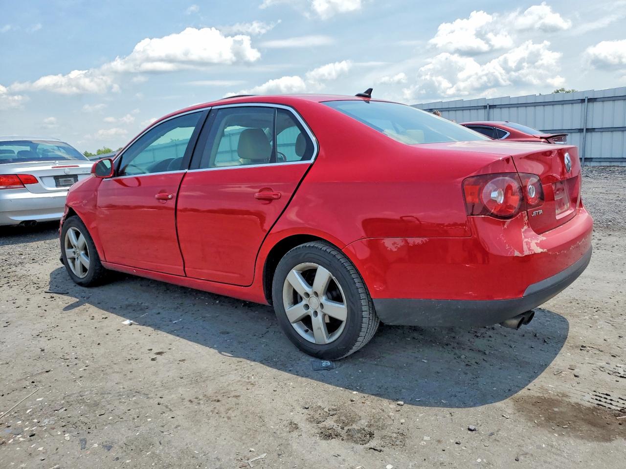 2009 Volkswagen Jetta Se Red vin: 3VWRM71K09M061618