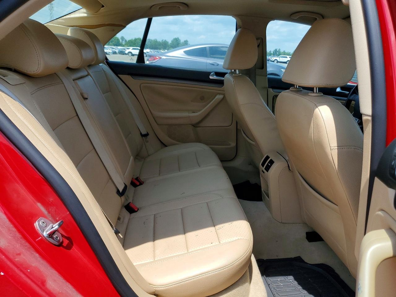 2009 Volkswagen Jetta Se Red vin: 3VWRM71K09M061618