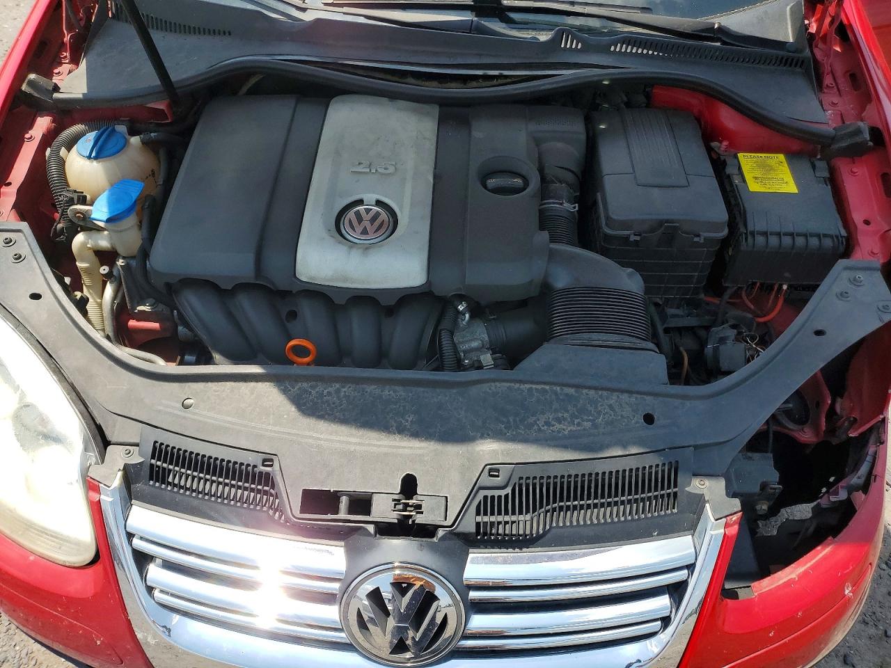 2009 Volkswagen Jetta Se Red vin: 3VWRM71K09M061618