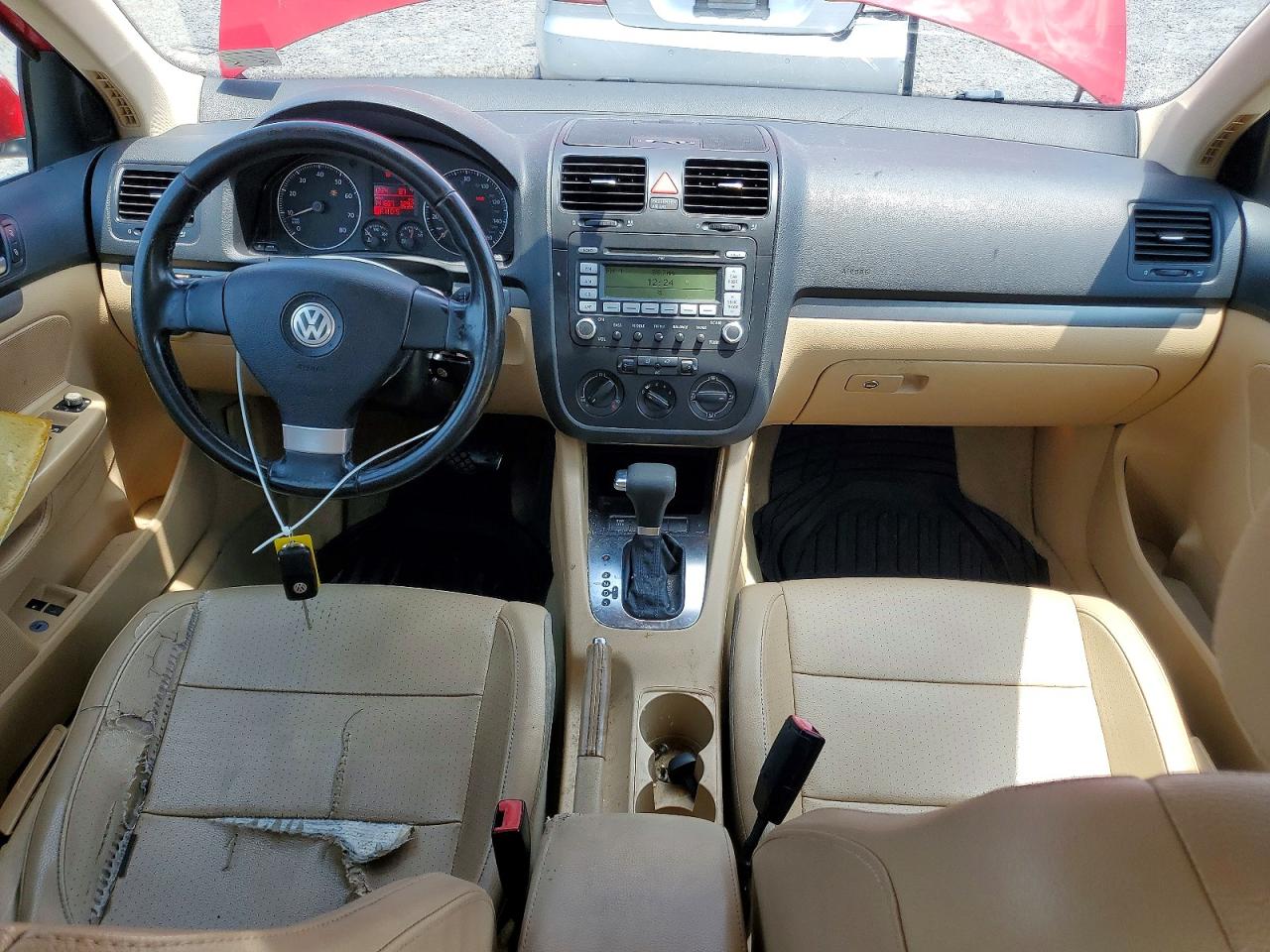 2009 Volkswagen Jetta Se Red vin: 3VWRM71K09M061618