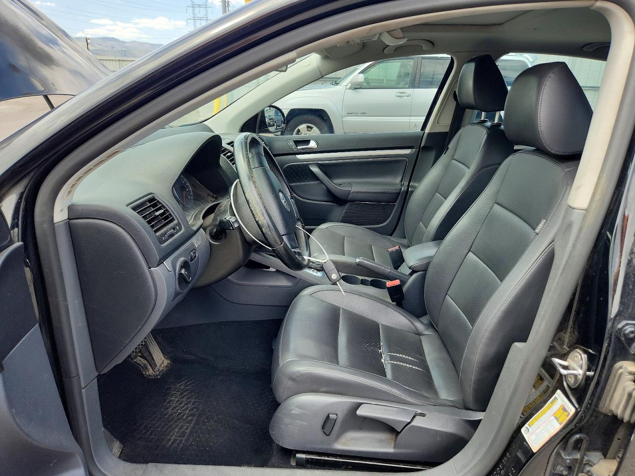 2009 Volkswagen Jetta Se Black vin: 3VWRM71K09M137628
