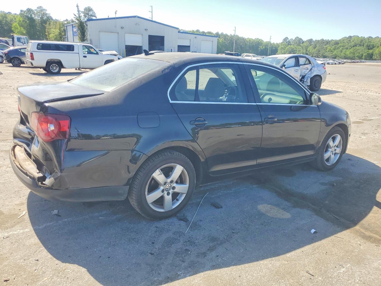 2009 Volkswagen Jetta Se Black vin: 3VWRM71K09M146457