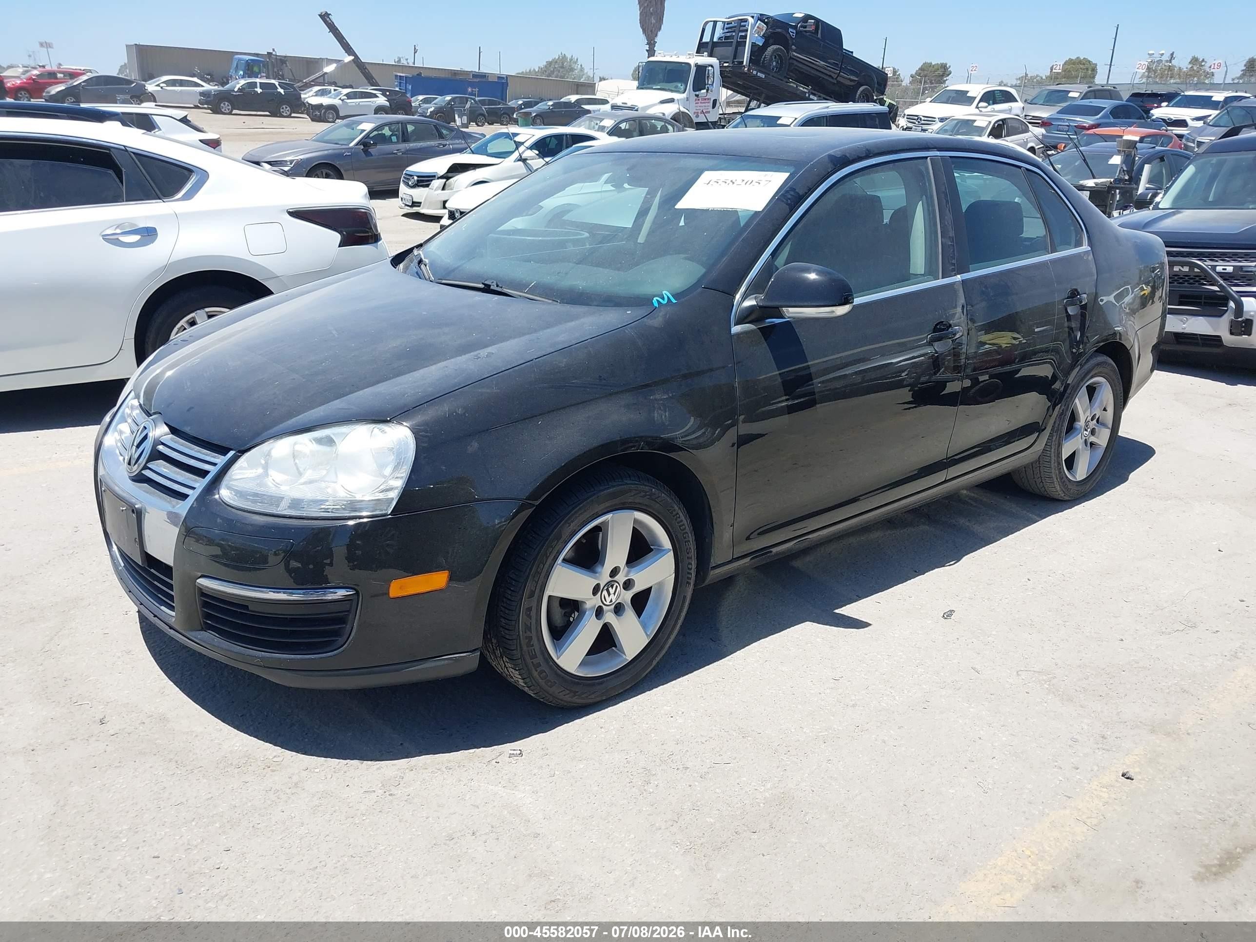 2008 Volkswagen Jetta Se Черный vin: 3VWRM71K18M058340
