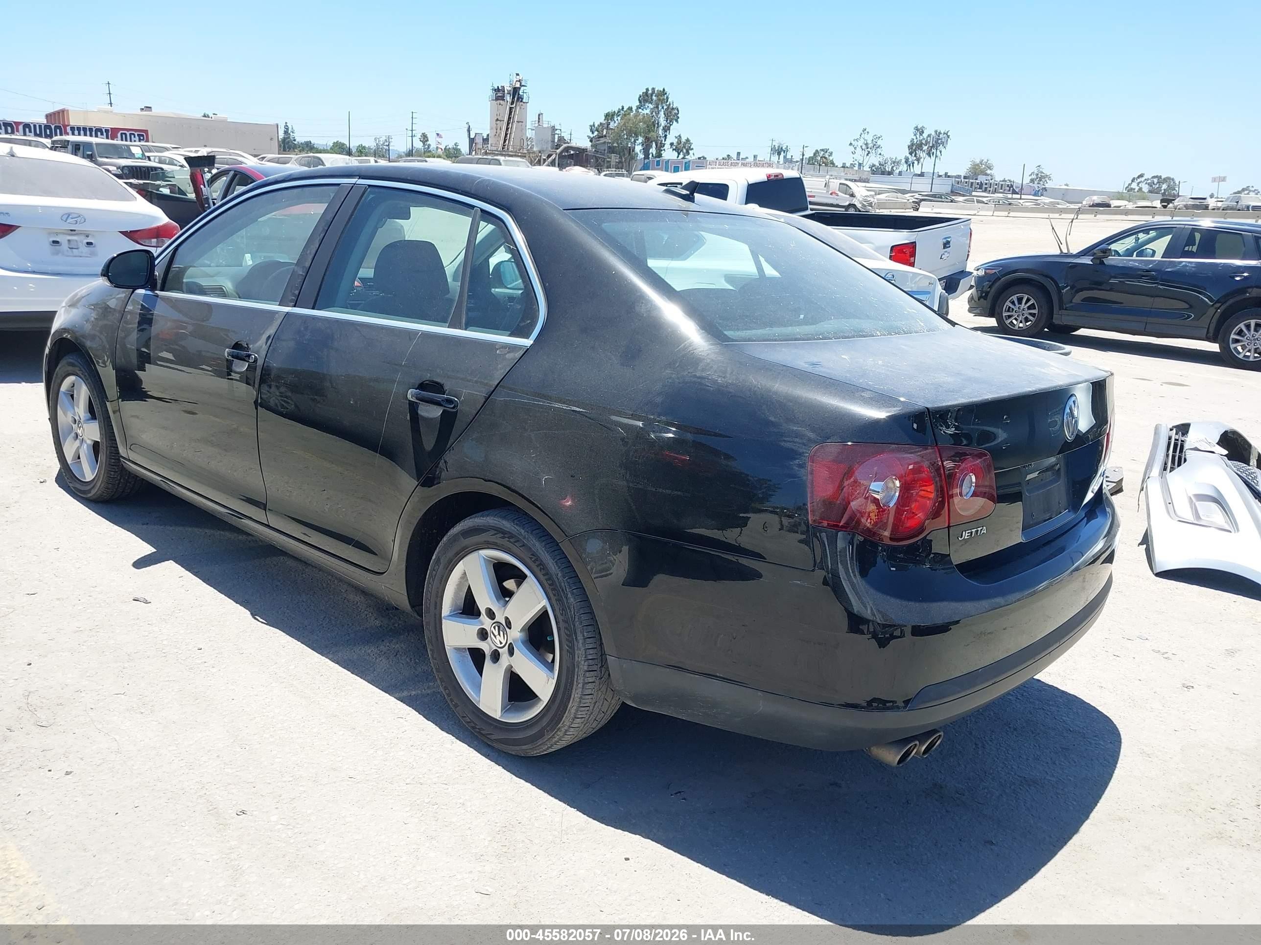 2008 Volkswagen Jetta Se Черный vin: 3VWRM71K18M058340