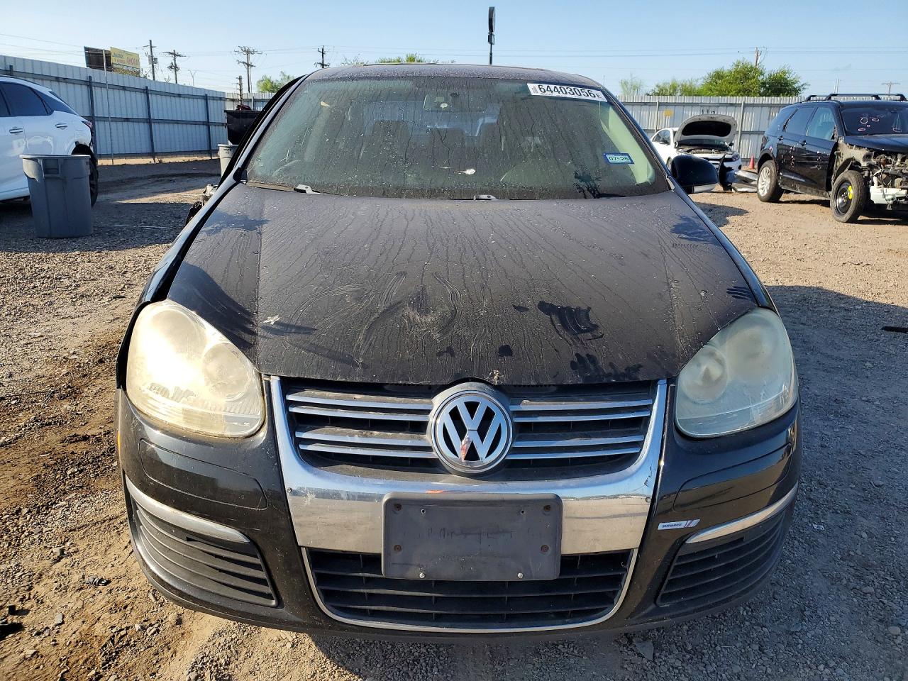 2008 Volkswagen Jetta Se Black vin: 3VWRM71K18M058919