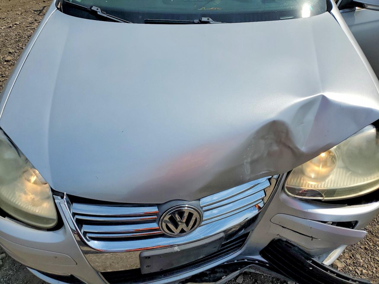 2008 Volkswagen Jetta Se Silver vin: 3VWRM71K18M072481