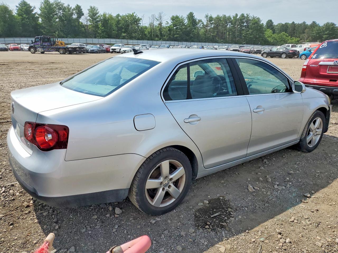 2008 Volkswagen Jetta Se Silver vin: 3VWRM71K18M072481