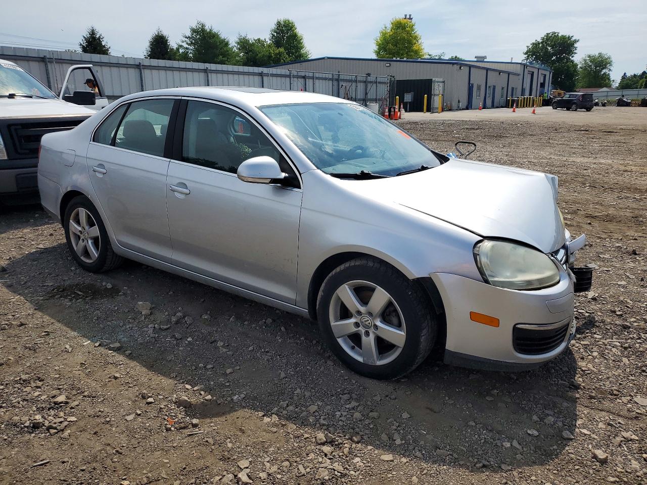 2008 Volkswagen Jetta Se Silver vin: 3VWRM71K18M072481