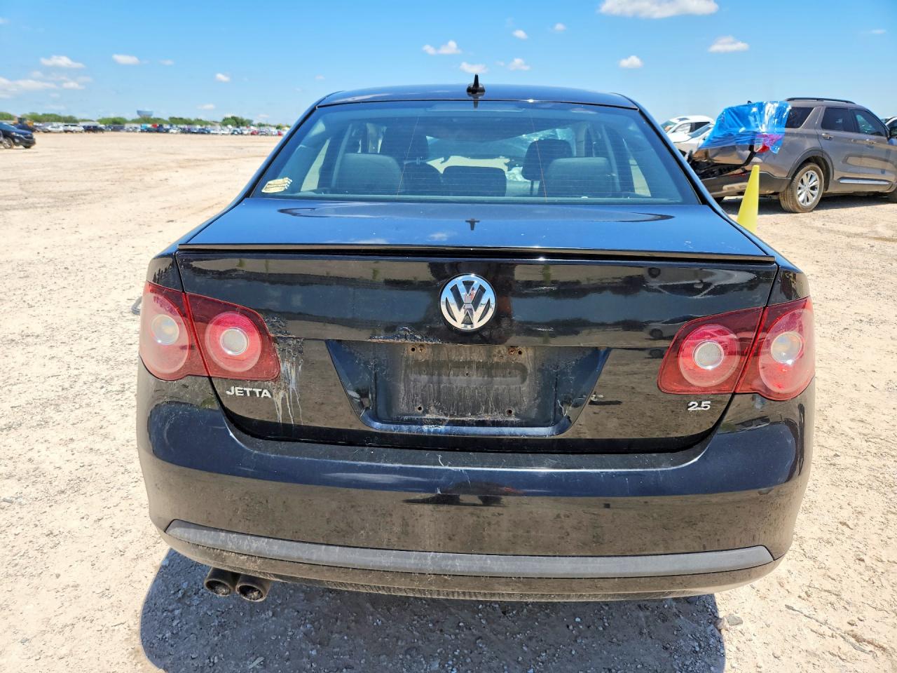 2008 Volkswagen Jetta Se Black vin: 3VWRM71K18M094948