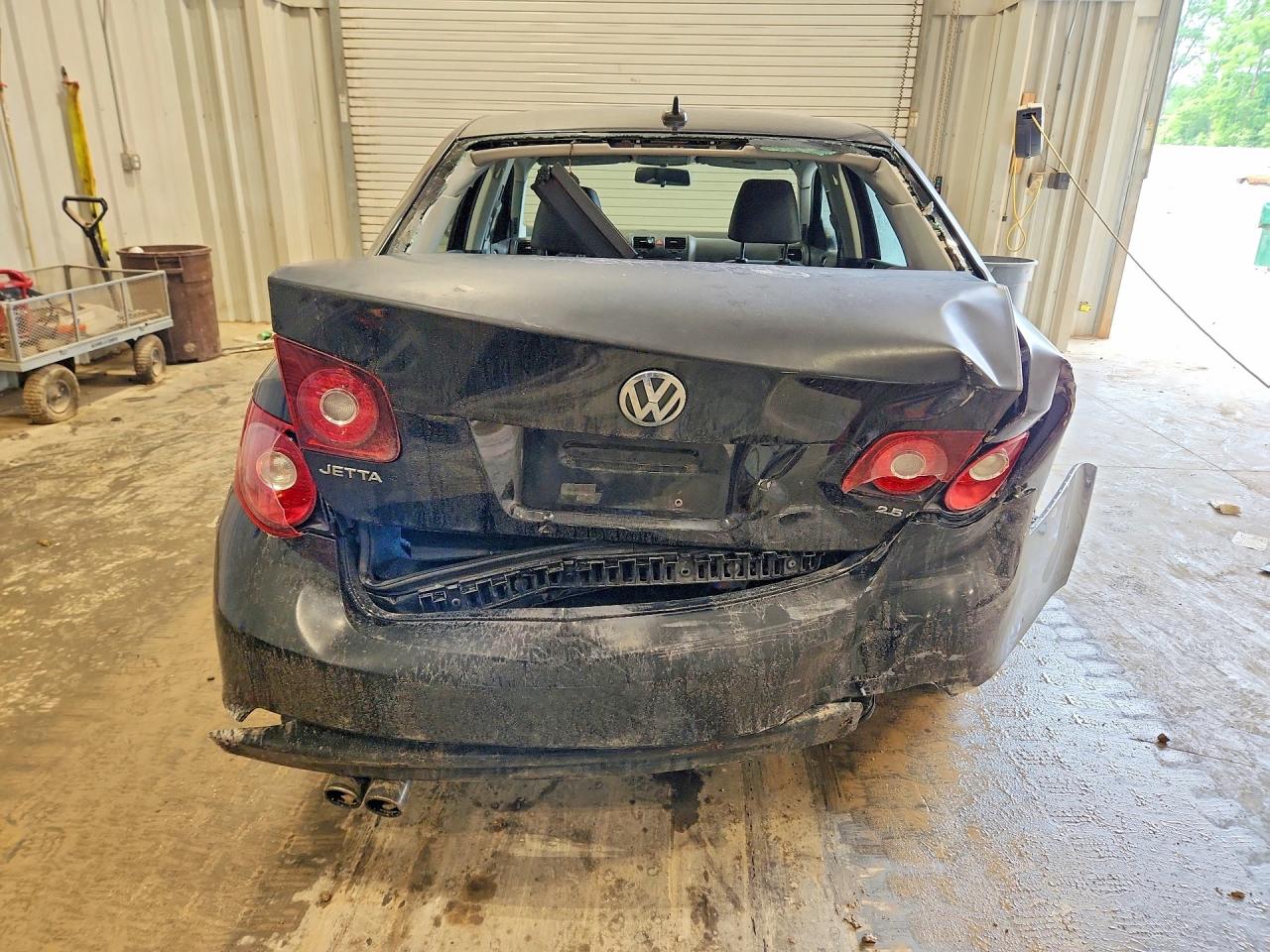 2009 Volkswagen Jetta Se Black vin: 3VWRM71K19M052121