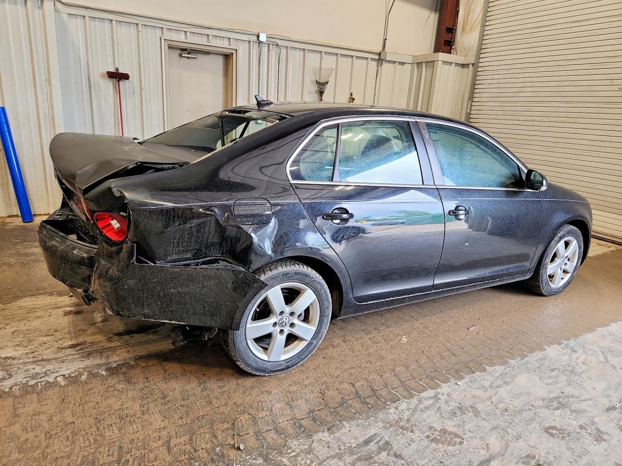 2009 Volkswagen Jetta Se Black vin: 3VWRM71K19M052121
