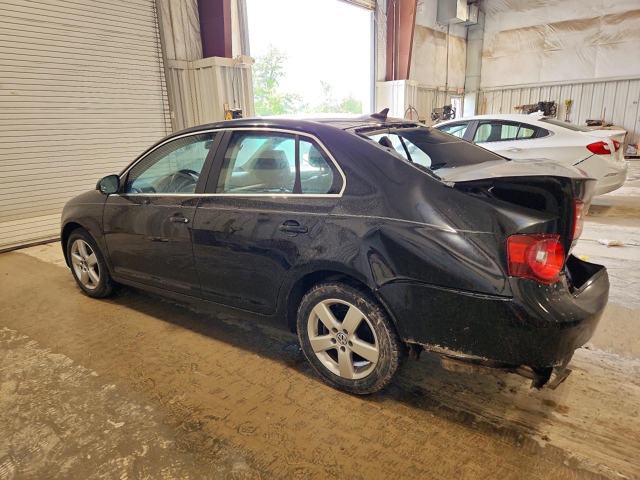 2009 Volkswagen Jetta Se Black vin: 3VWRM71K19M052121