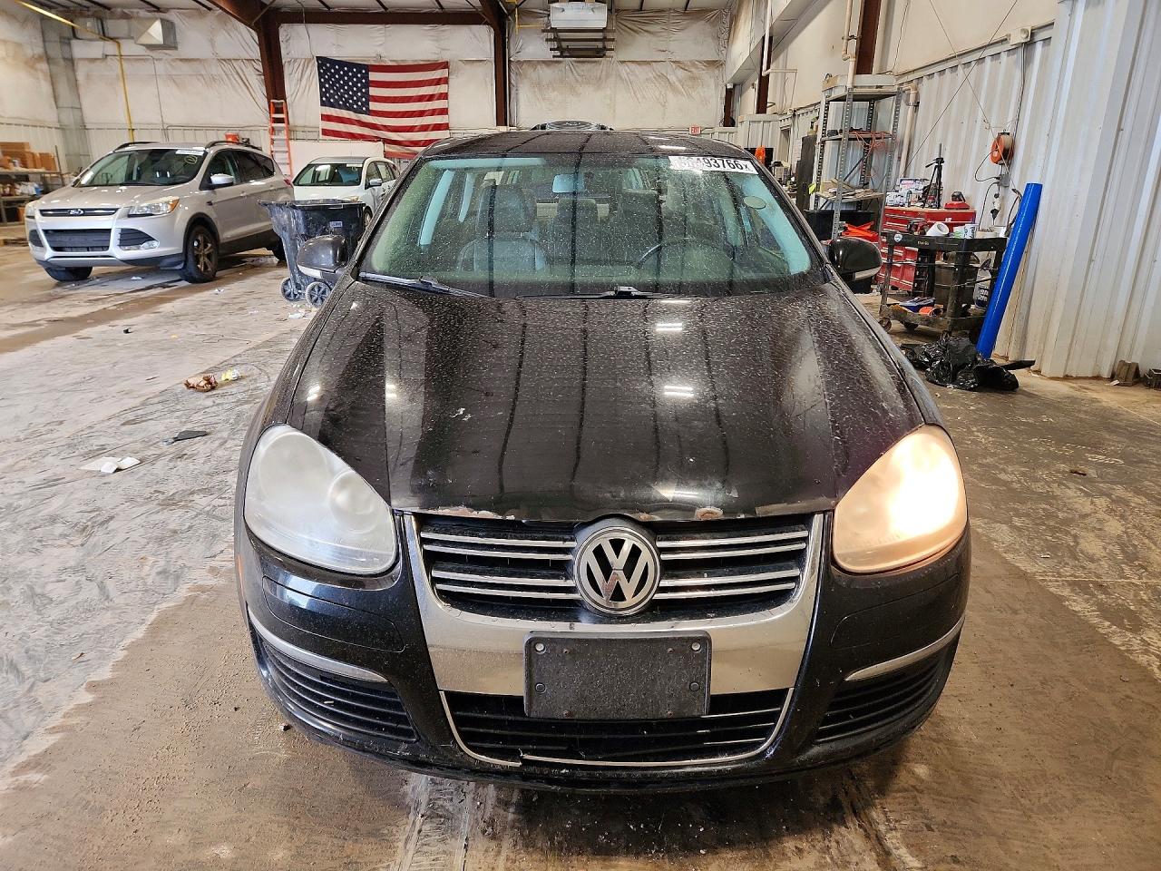 2009 Volkswagen Jetta Se Black vin: 3VWRM71K19M052121