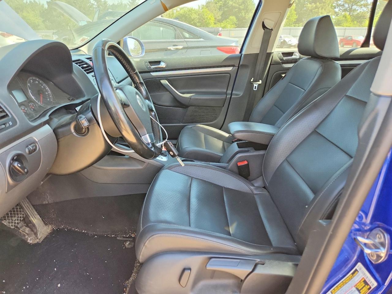 2009 Volkswagen Jetta Se Blue vin: 3VWRM71K19M070599