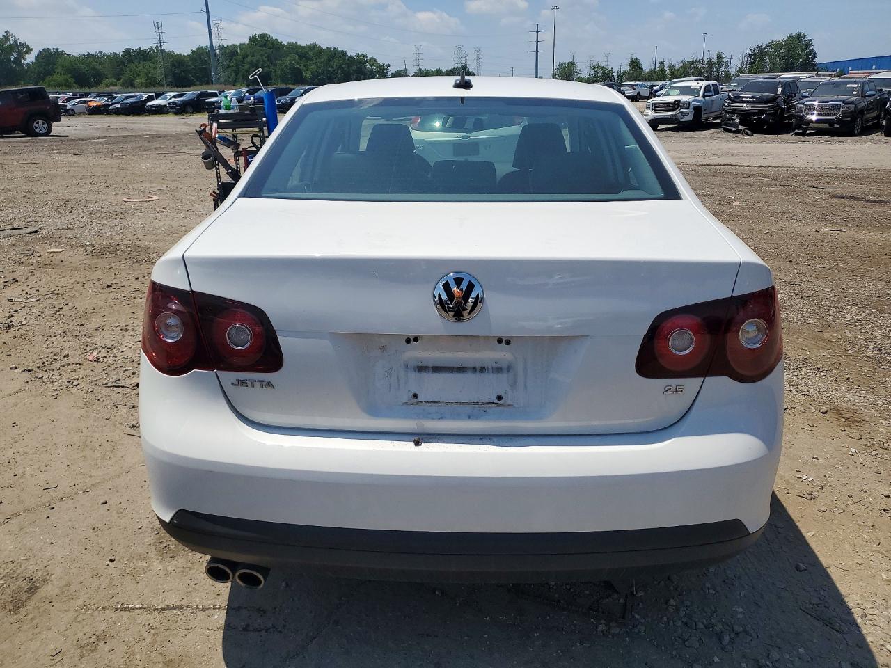 2009 Volkswagen Jetta Se White vin: 3VWRM71K19M095289