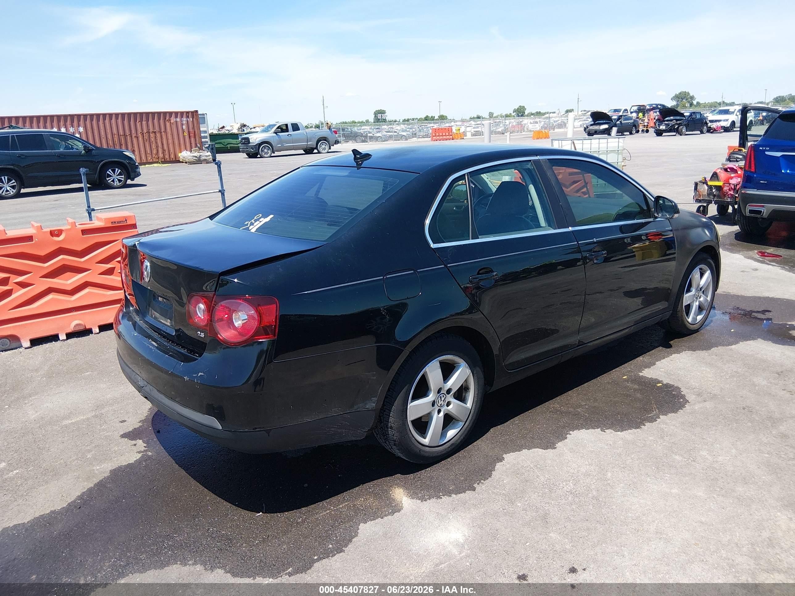 2009 Volkswagen Jetta Se Black vin: 3VWRM71K29M137470