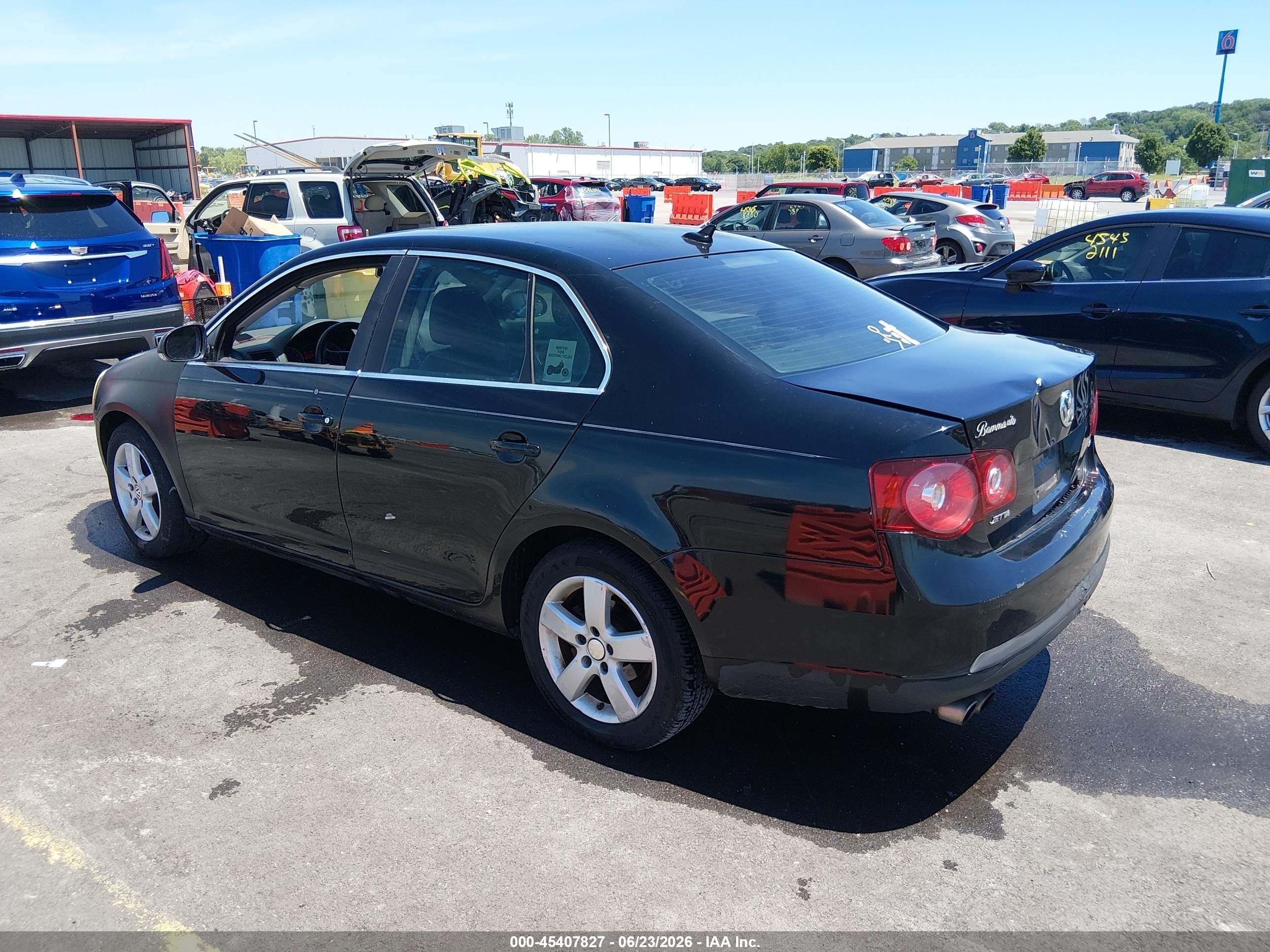 2009 Volkswagen Jetta Se Black vin: 3VWRM71K29M137470
