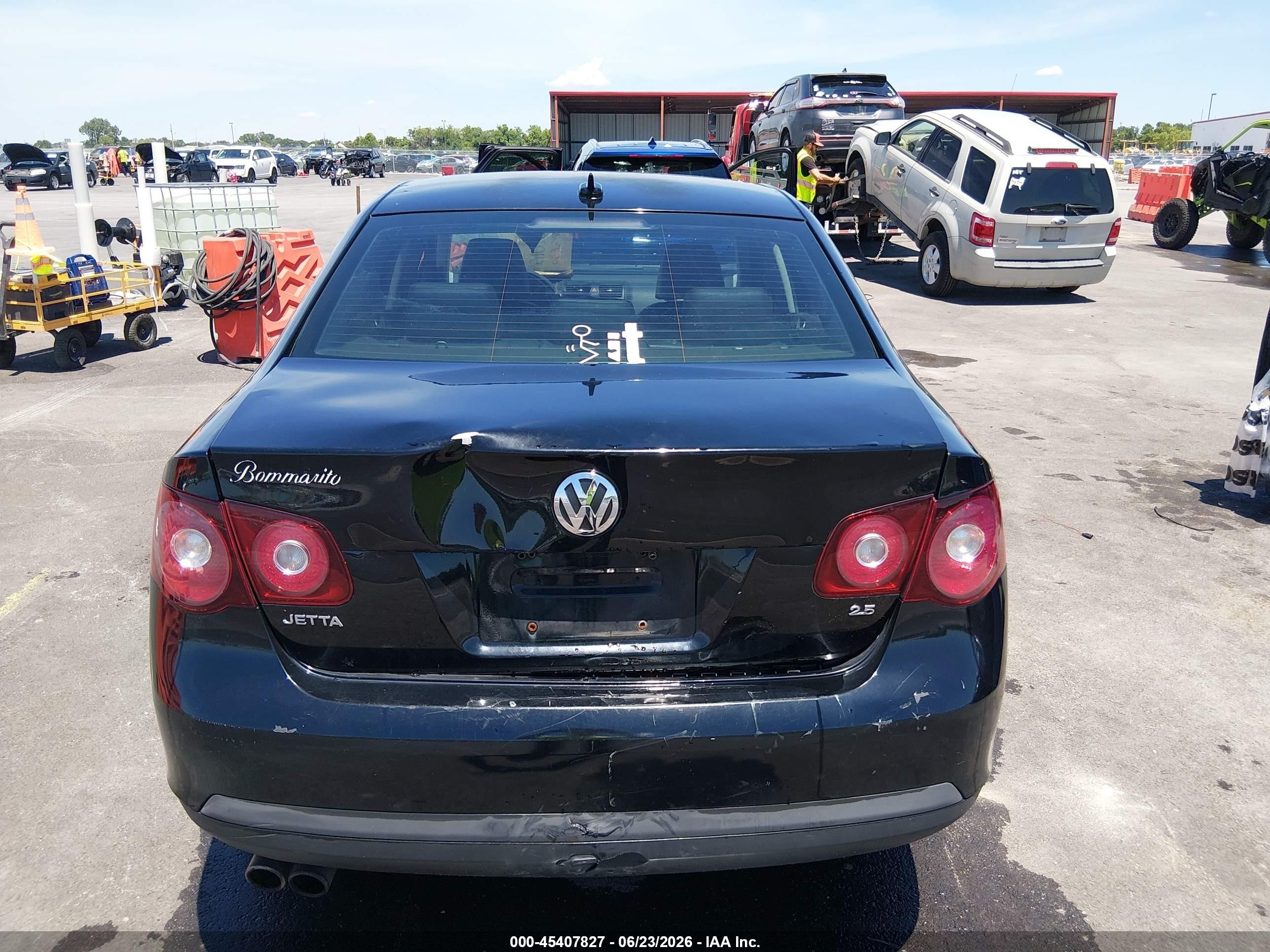 2009 Volkswagen Jetta Se Black vin: 3VWRM71K29M137470