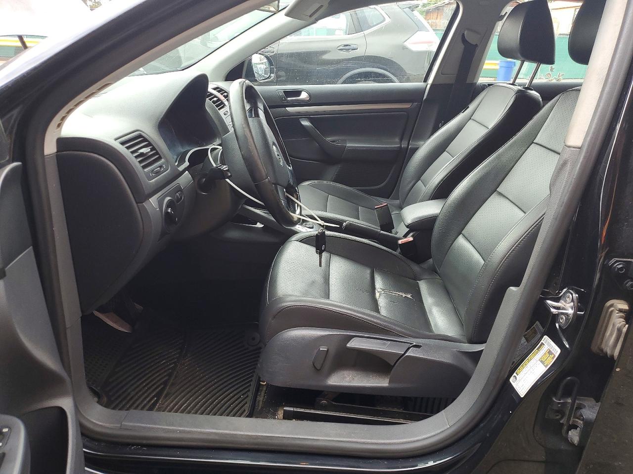 2009 Volkswagen Jetta Se Black vin: 3VWRM71K29M162210