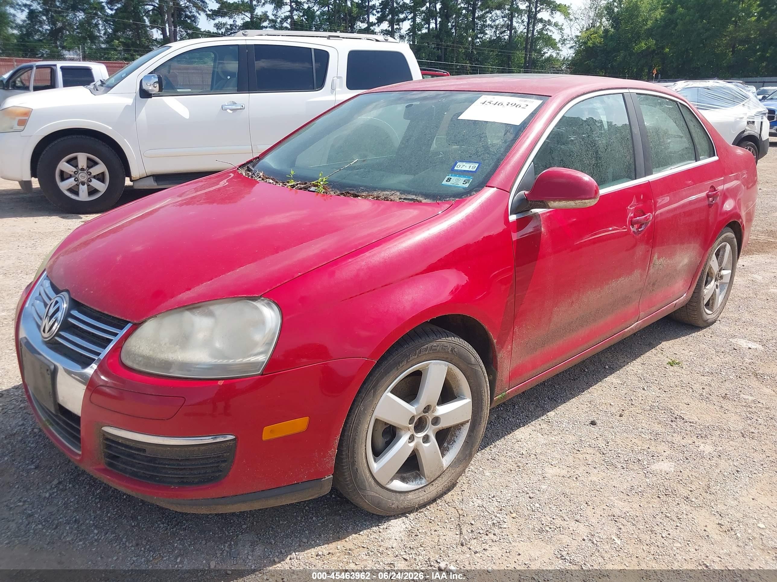 2009 Volkswagen Jetta Se Red vin: 3VWRM71K29M168783