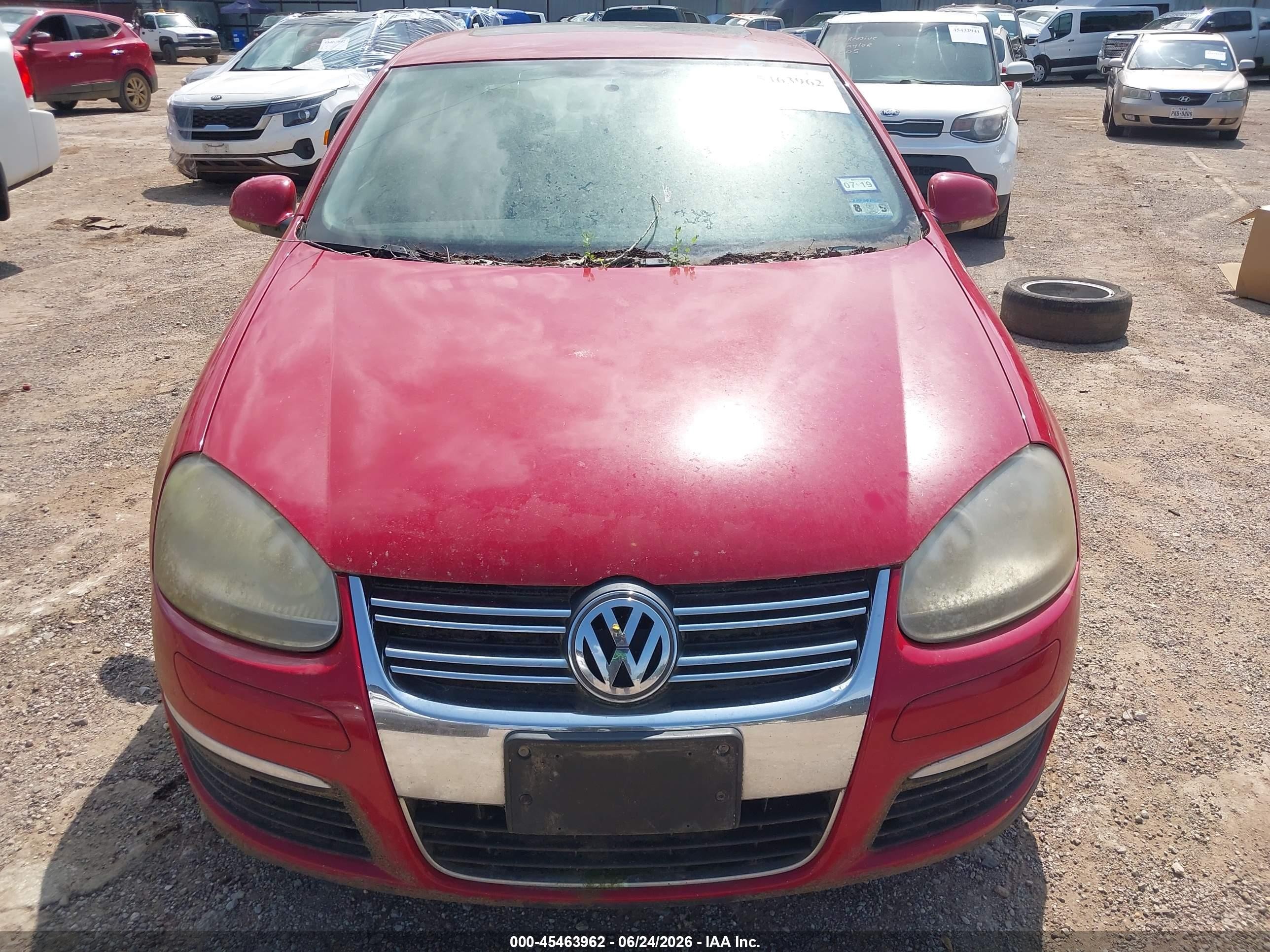 2009 Volkswagen Jetta Se Red vin: 3VWRM71K29M168783