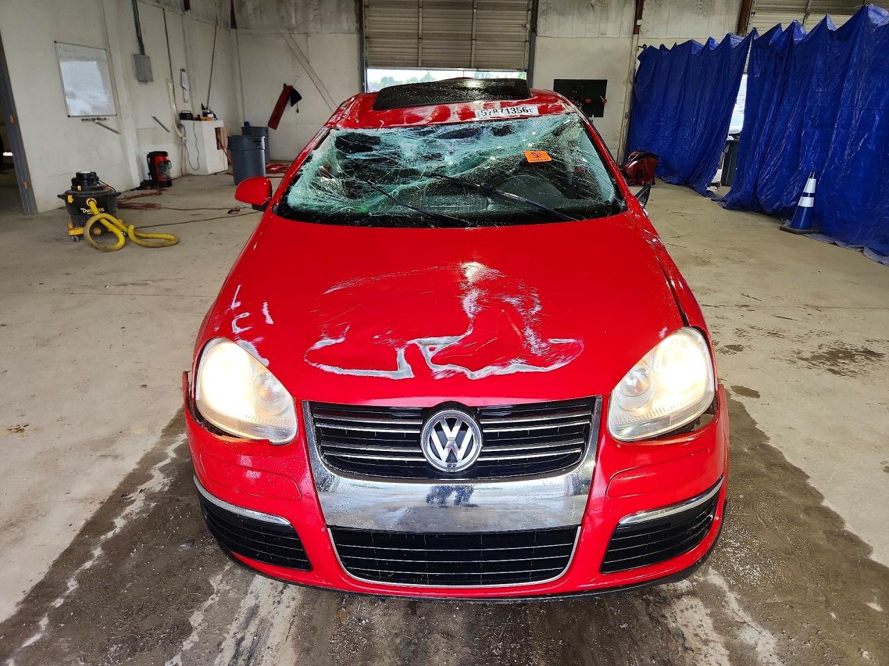 2008 Volkswagen Jetta Se/sel Красный vin: 3VWRM71K38M035030