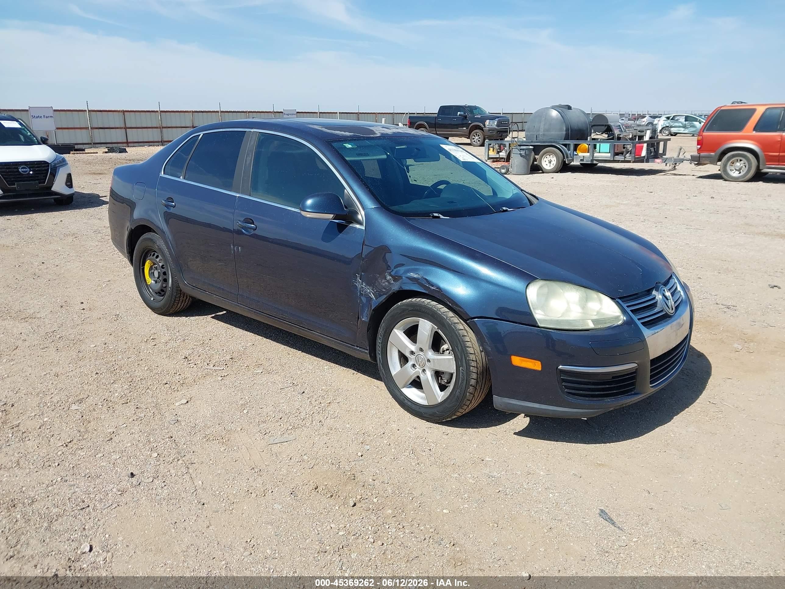 2008 Volkswagen Jetta Se/sel Blue vin: 3VWRM71K38M070425