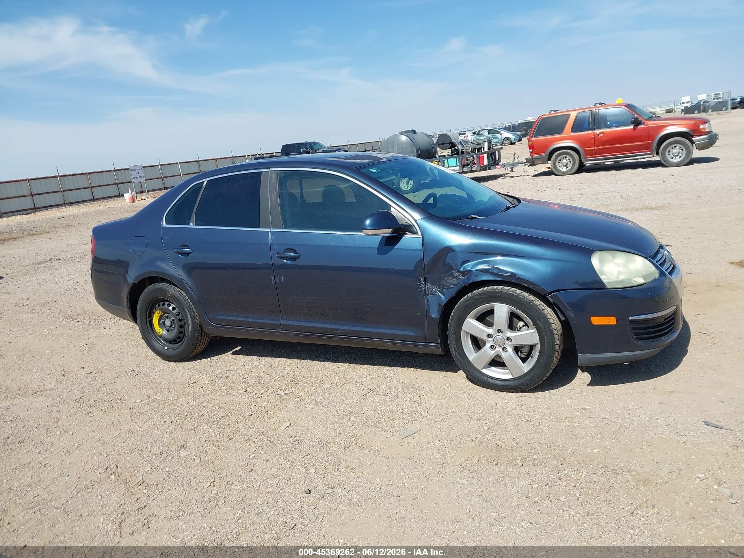 2008 Volkswagen Jetta Se/sel Blue vin: 3VWRM71K38M070425