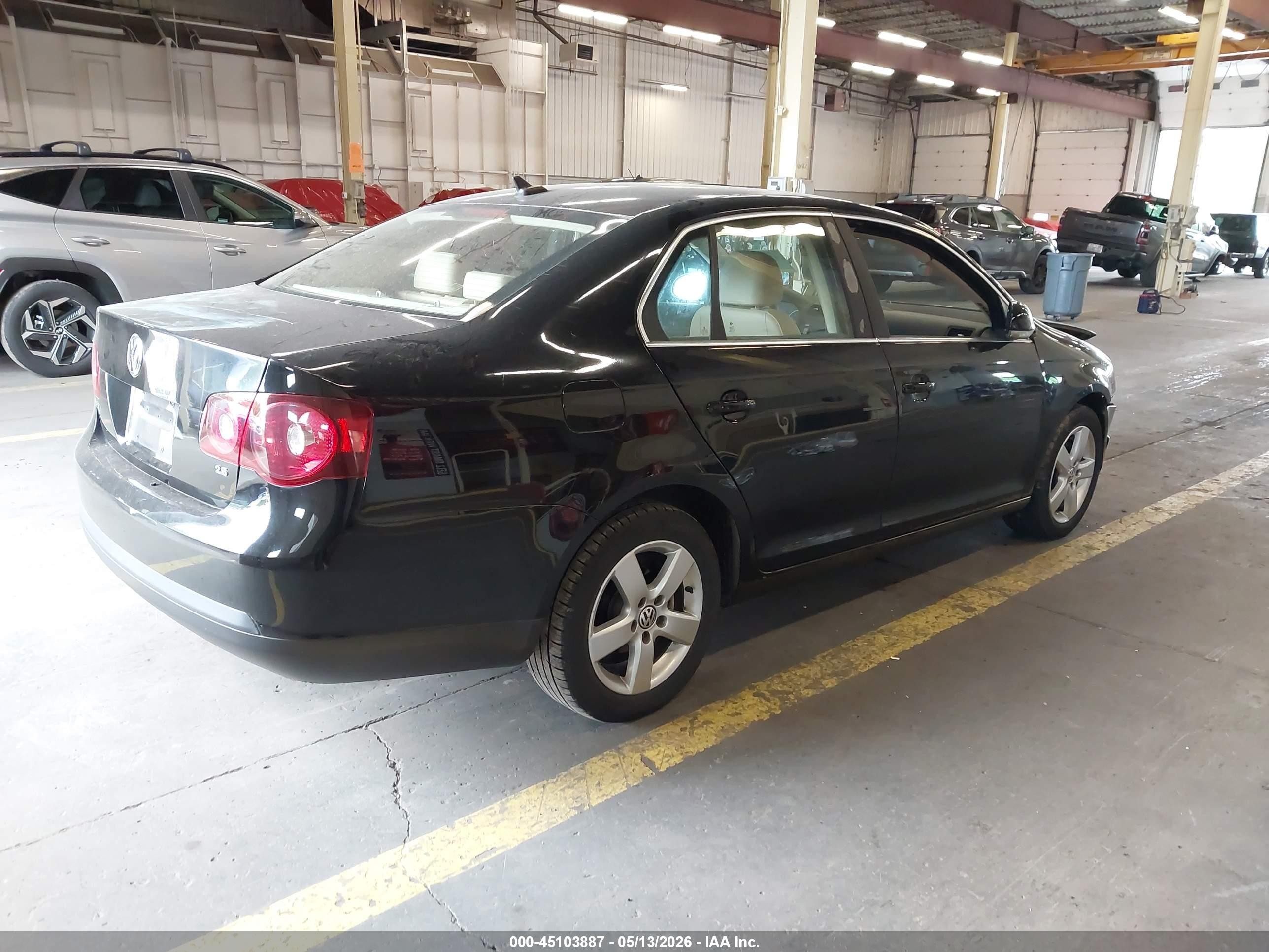 2008 Volkswagen Jetta Se/sel Black vin: 3VWRM71K38M171903