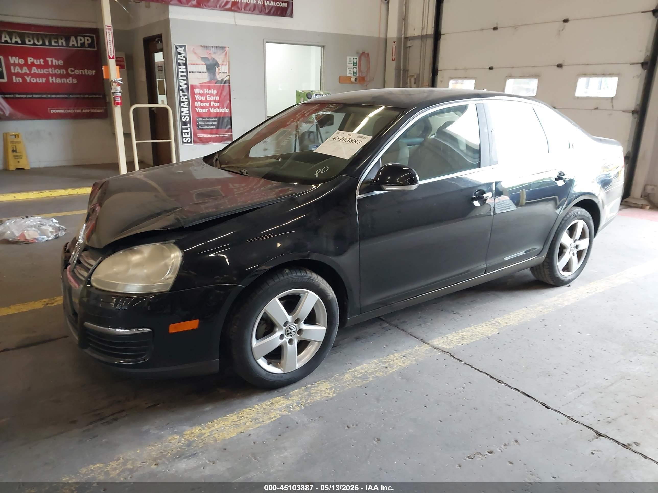 2008 Volkswagen Jetta Se/sel Black vin: 3VWRM71K38M171903