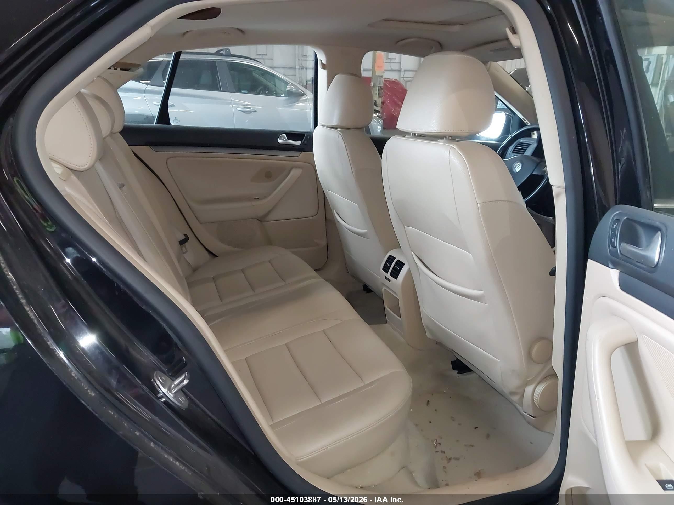 2008 Volkswagen Jetta Se/sel Black vin: 3VWRM71K38M171903
