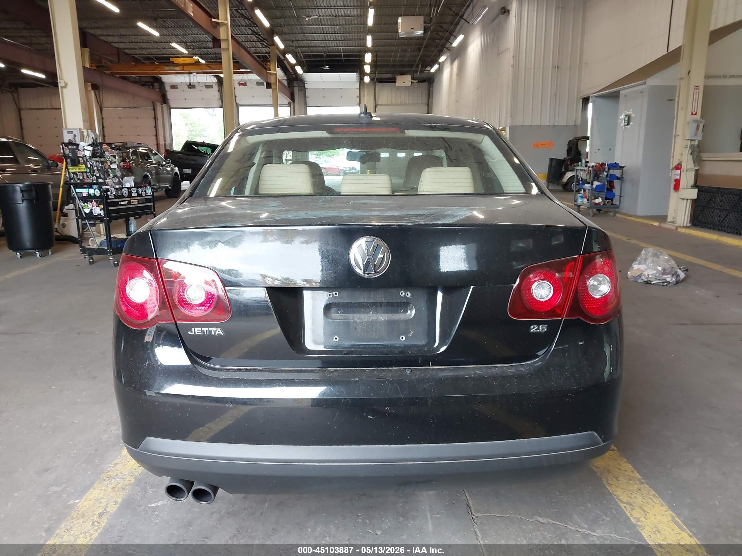 2008 Volkswagen Jetta Se/sel Black vin: 3VWRM71K38M171903