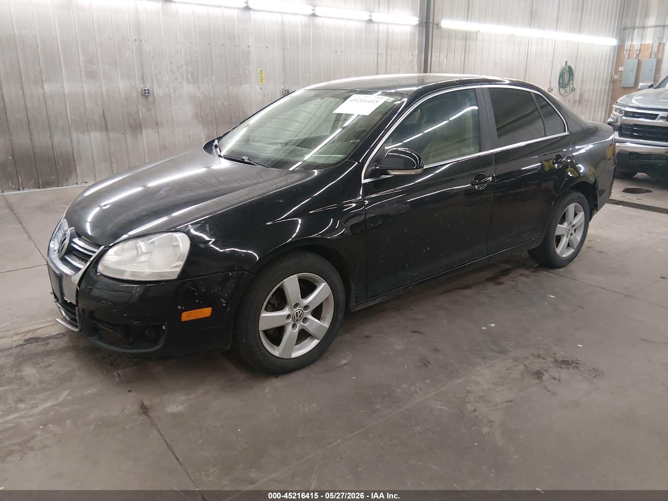 2008 Volkswagen Jetta Se Black vin: 3VWRM71K38M174171