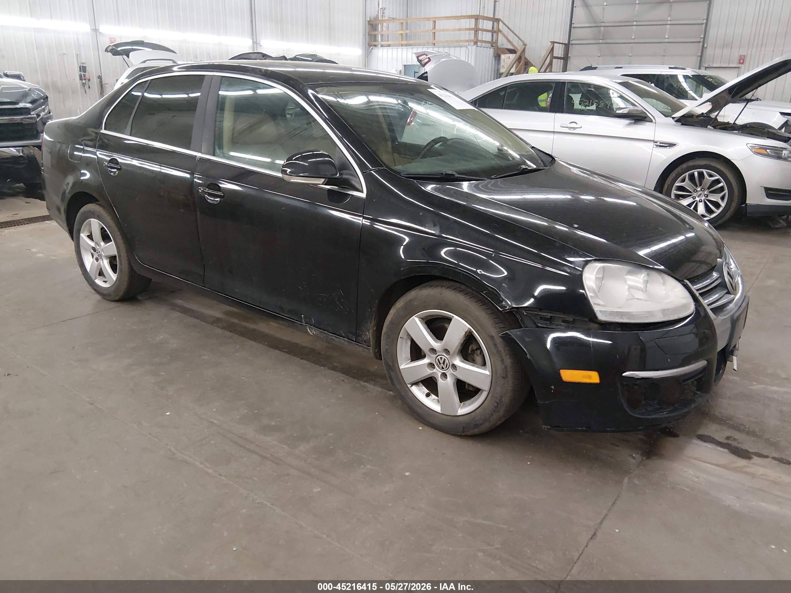 2008 Volkswagen Jetta Se Black vin: 3VWRM71K38M174171