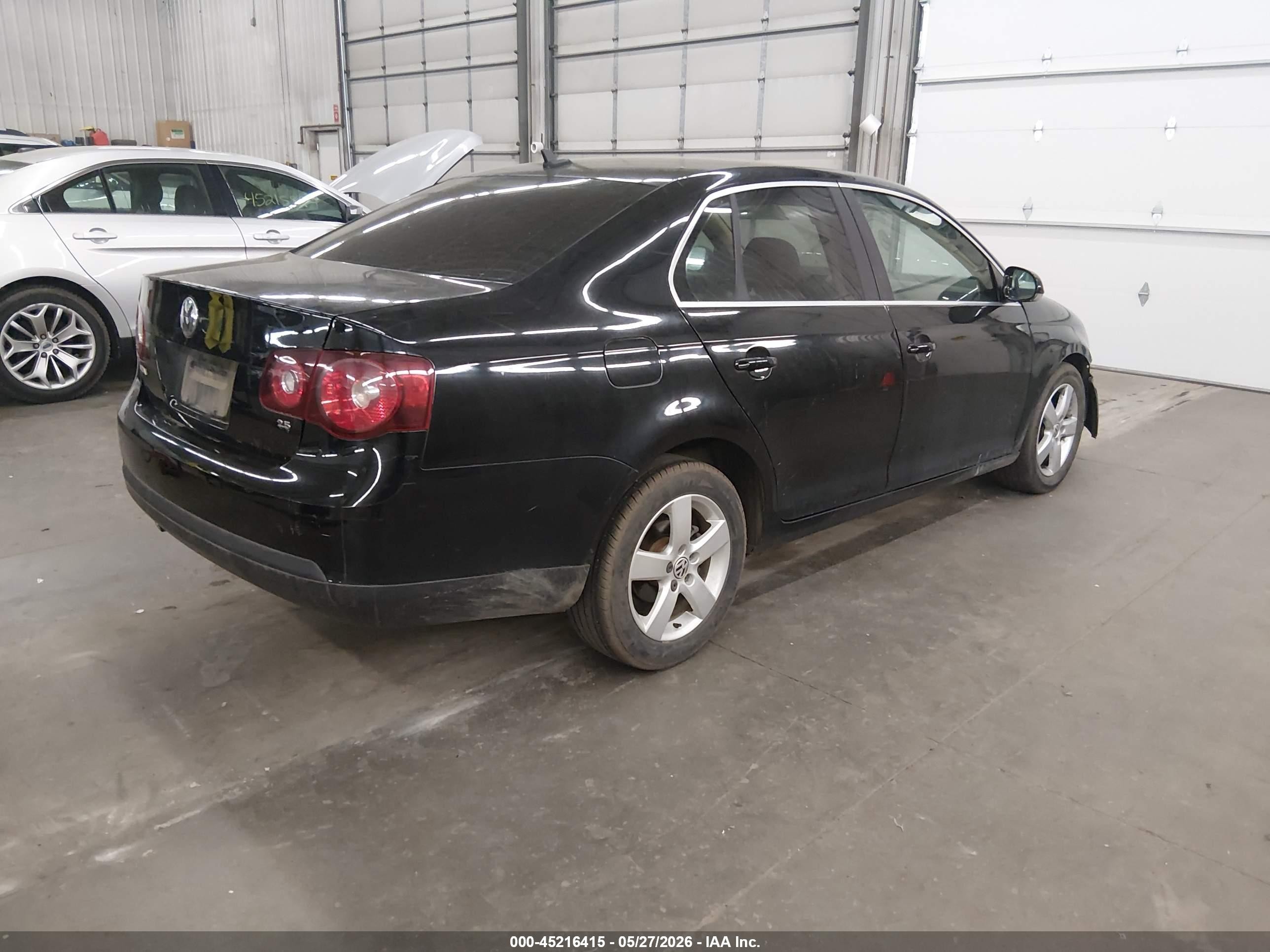 2008 Volkswagen Jetta Se Black vin: 3VWRM71K38M174171