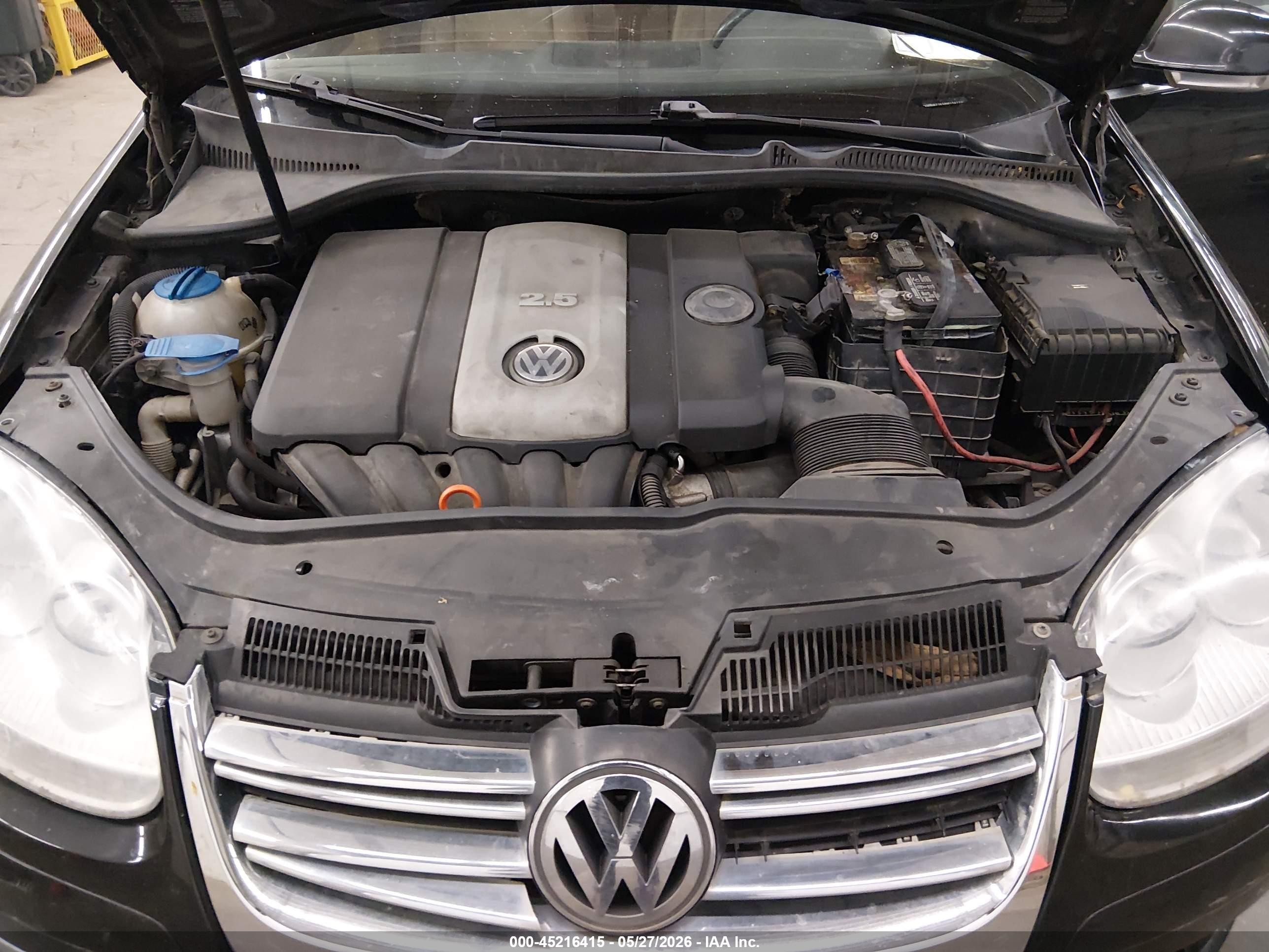 2008 Volkswagen Jetta Se Black vin: 3VWRM71K38M174171