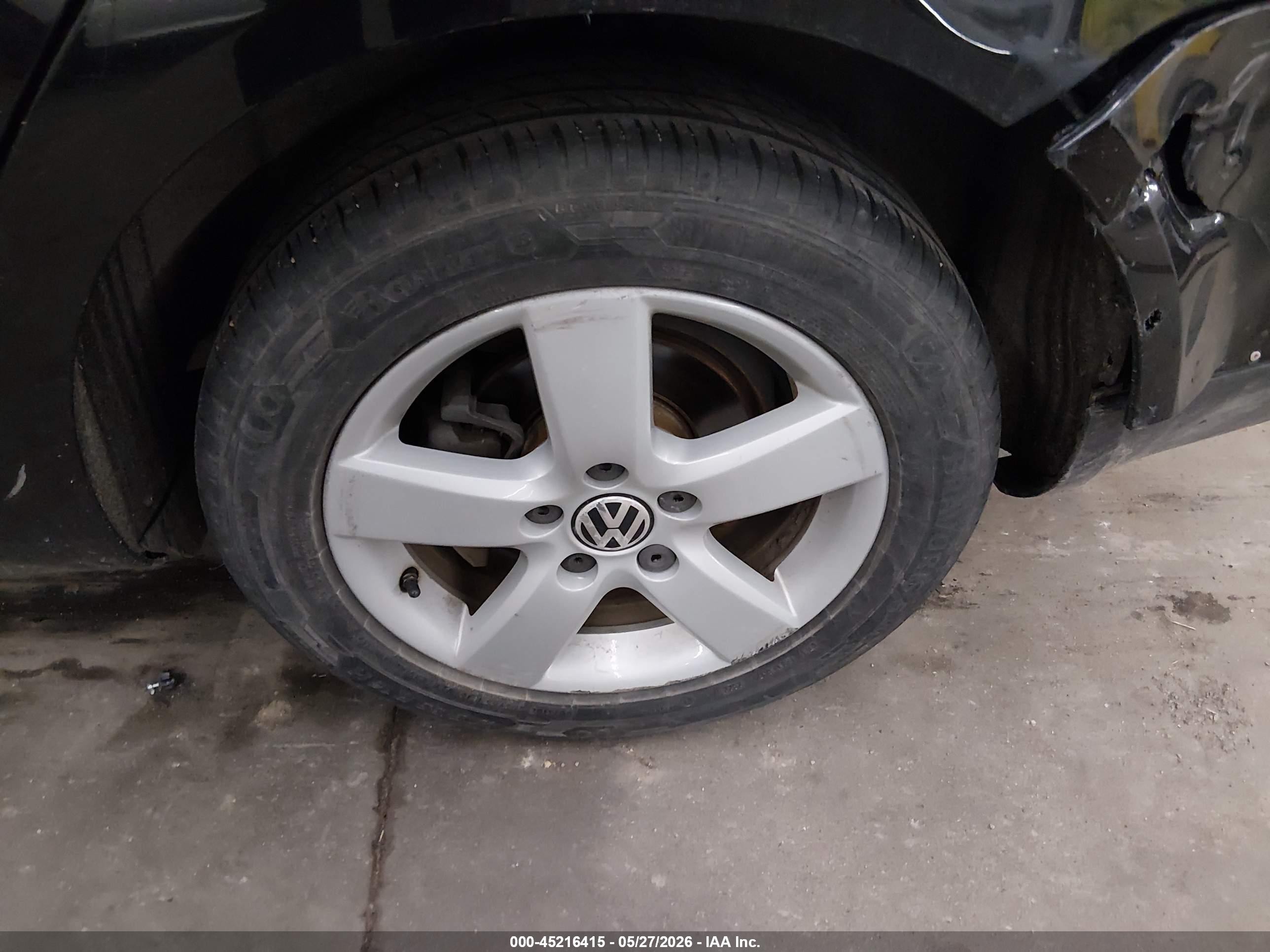 2008 Volkswagen Jetta Se Black vin: 3VWRM71K38M174171