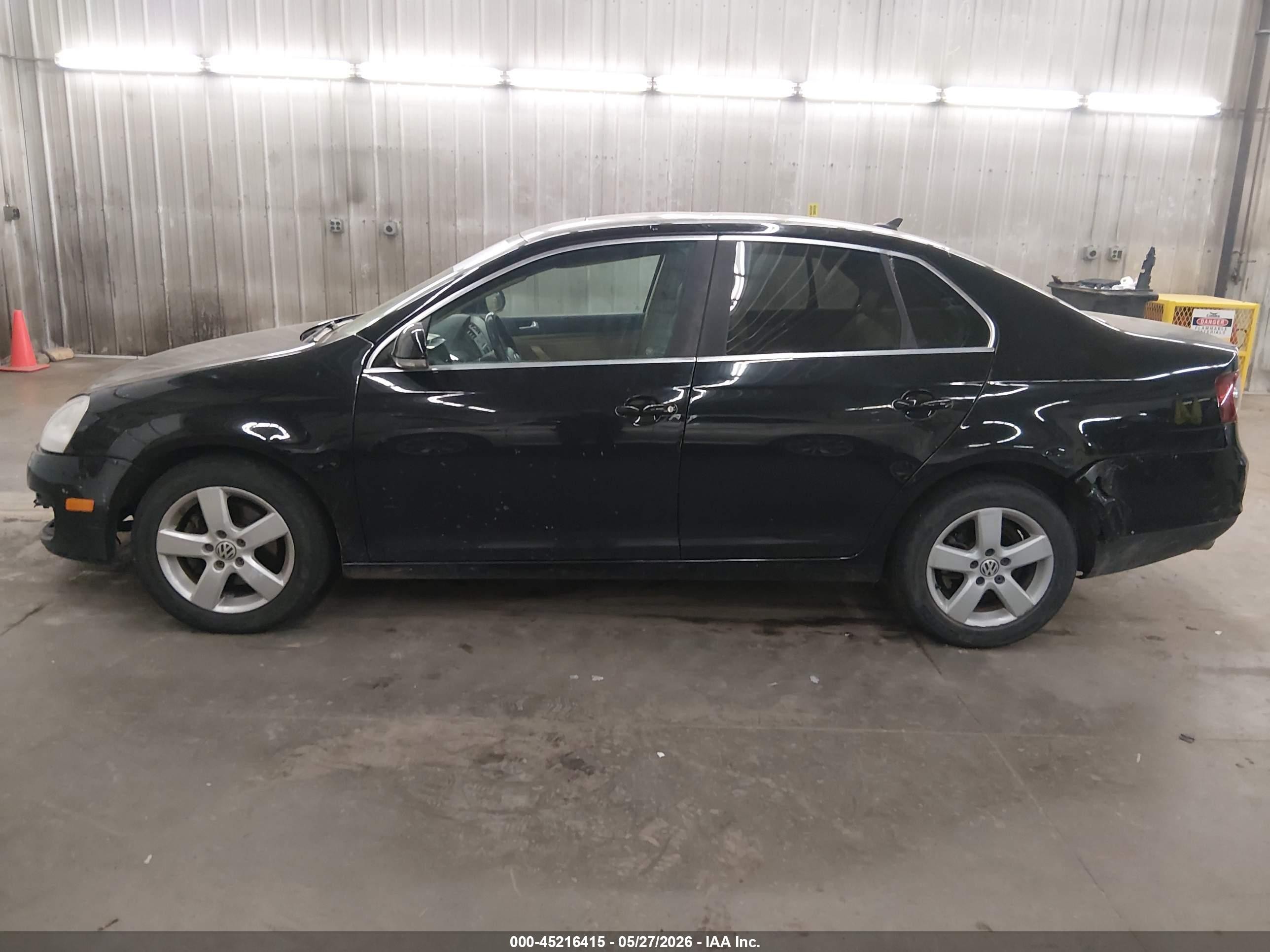 2008 Volkswagen Jetta Se Black vin: 3VWRM71K38M174171