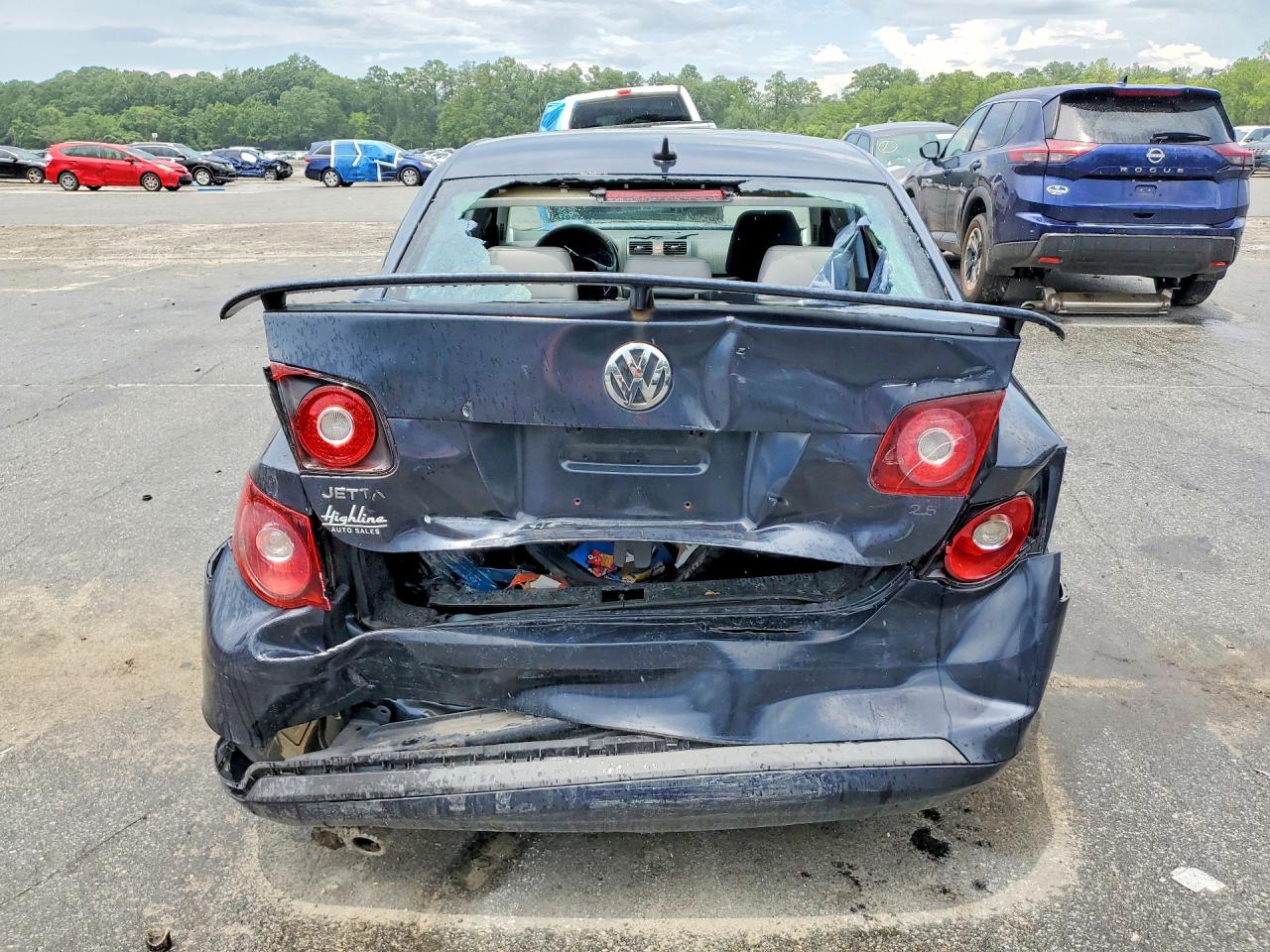 2009 Volkswagen Jetta Se Charcoal vin: 3VWRM71K39M066697