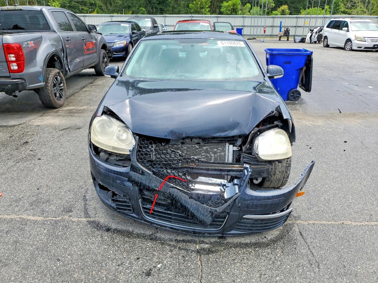 2009 Volkswagen Jetta Se Charcoal vin: 3VWRM71K39M066697